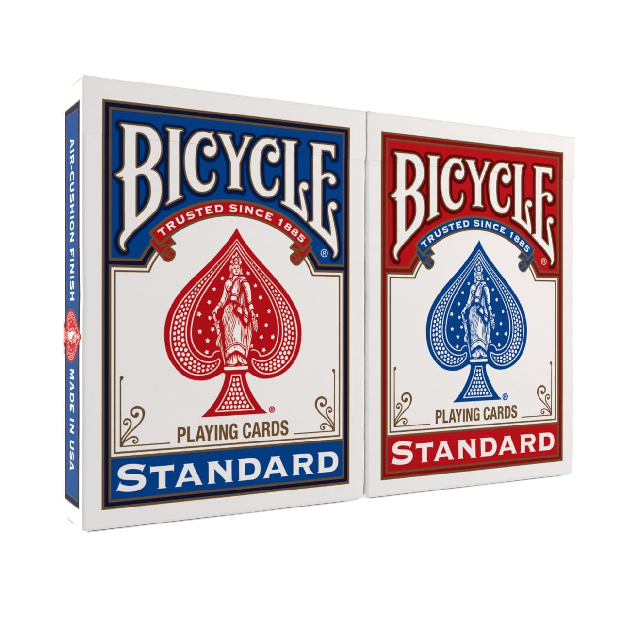 HotBicycle Waterproof Playing Cards Red Plastic Deck Pool Beach | 100% waterproof and washable, Modern Cupid Back design, Protective clamshell case included, Durable yet flexible