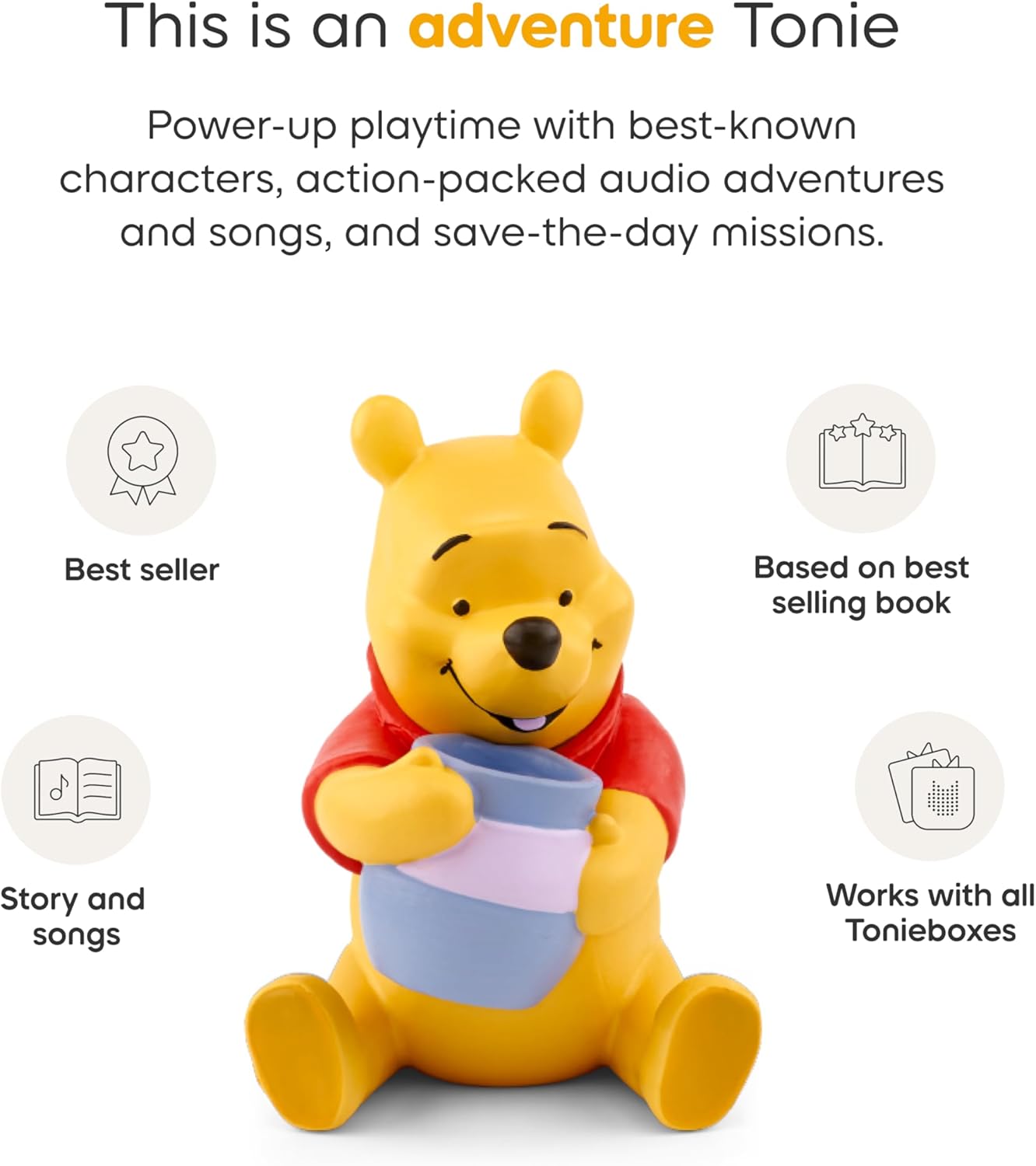 Hot Tonies Winnie The Pooh Audio Toy Figurine from Disney