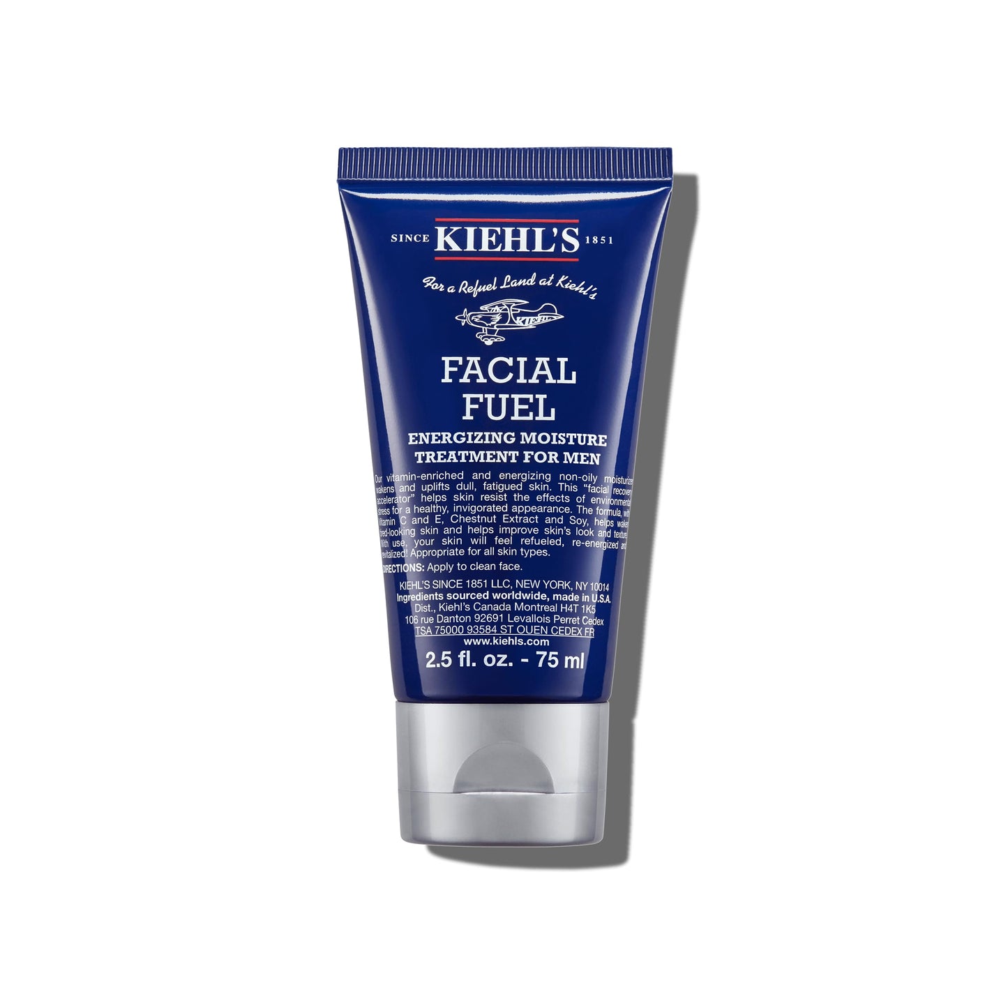 HotKiehl's Facial Fuel Moisturizer, Men's Face Cream, with Vitamin C and Caffeine that Contain Antioxidants to Help Energize and Reduce Dullness, Non-Greasy, Paraben-free, Sulfate-free