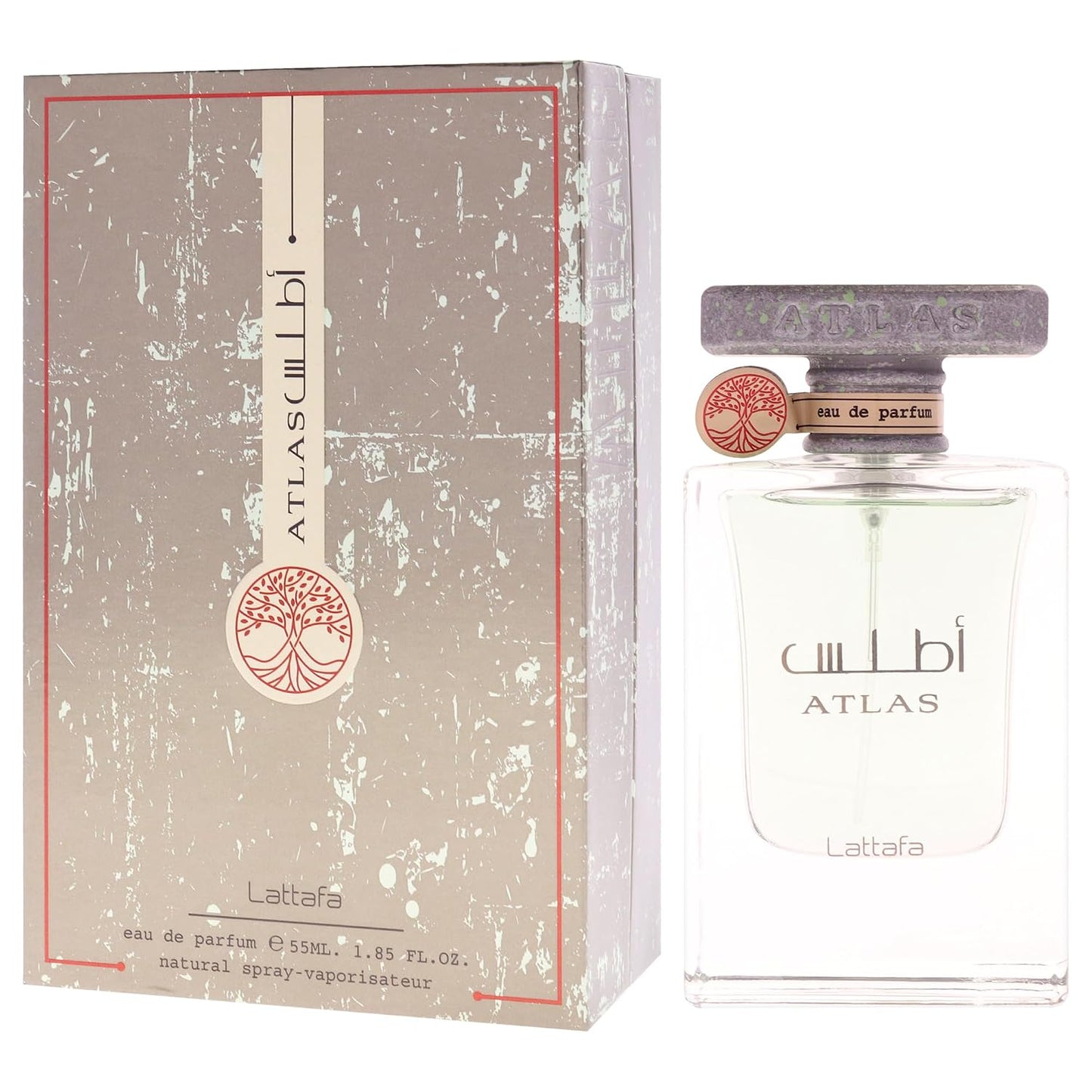 Hot Lattafa Atlas Eau de Parfum Spray for Unisex, 1.85 Ounce