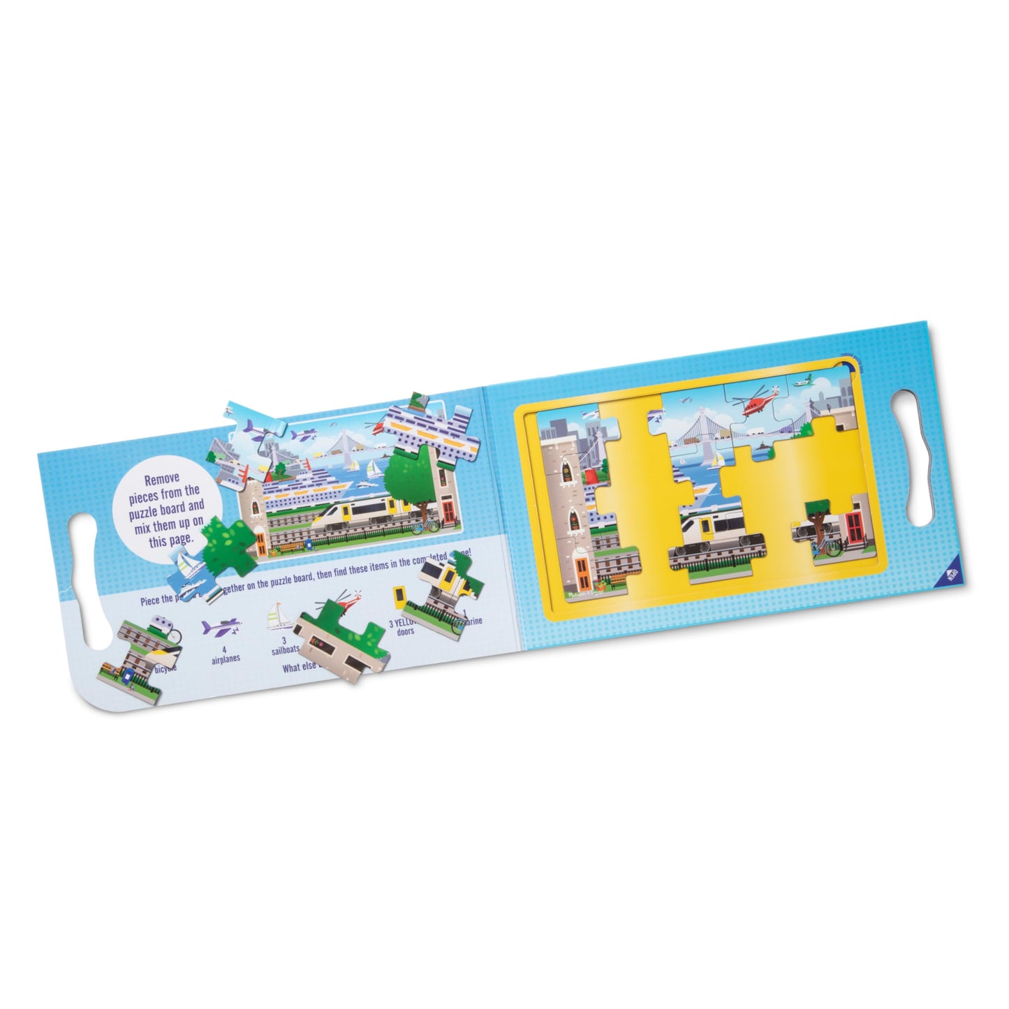 HotMelissa & Doug Take-Along Magnetic Jigsaw Puzzle Set – On the Farm (2 x 15 Piece) Travel Activity Toy for Preschoolers and Kids Ages 3+ - FSC Certified