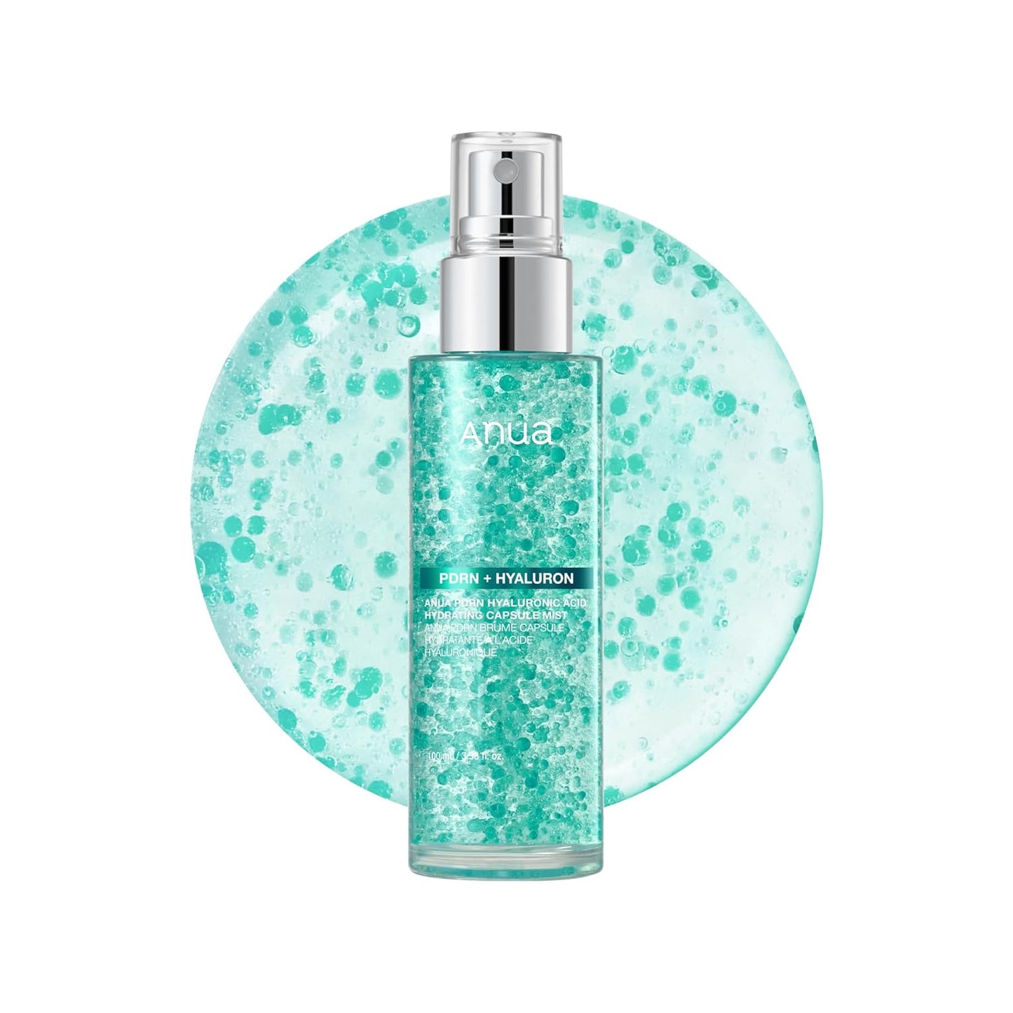 HotAnua PDRN Collagen Glow Facial Serum Spray, Hydrating Face Mist, Hyaluronic Acid, dewy glass finish, All Skin Types, Instant Plumping Hydration, Firming Care, Korean Skincare, 3.38 fl oz
