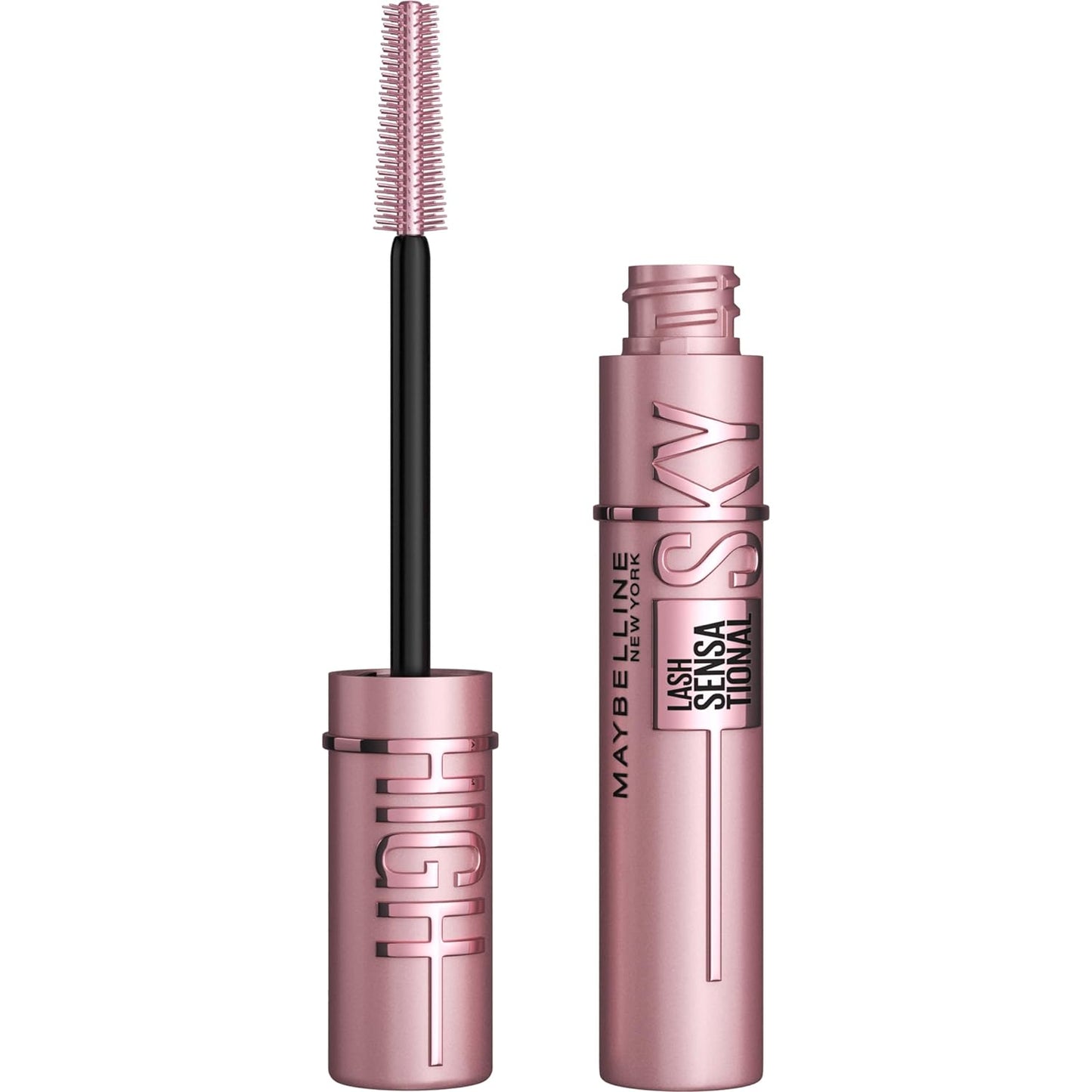 HotMaybelline Lash Sensational Sky High Washable Mascara Makeup, Volumizing, Lengthening, Defining, Curling, Multiplying, Buildable Formula, Blackest Black, 1 Count