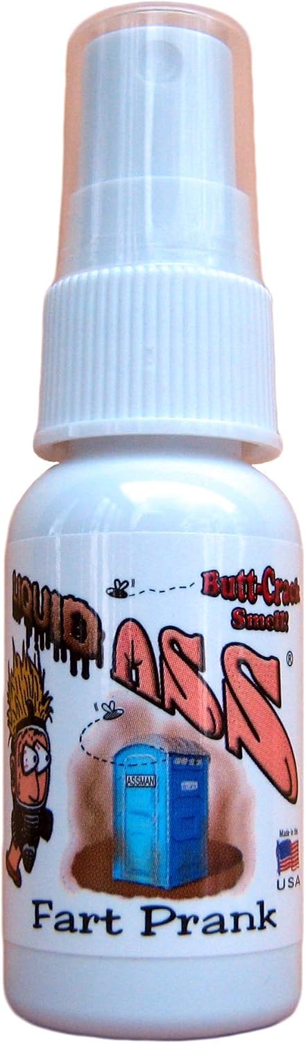 HotLiquid Ass: Prank Fart Spray, Gag Gift for Adults and Kids, Great for Pranks and A Good Laugh, Extra Strong Poop Spray, Non Toxic, Keep Out of Reach from Children