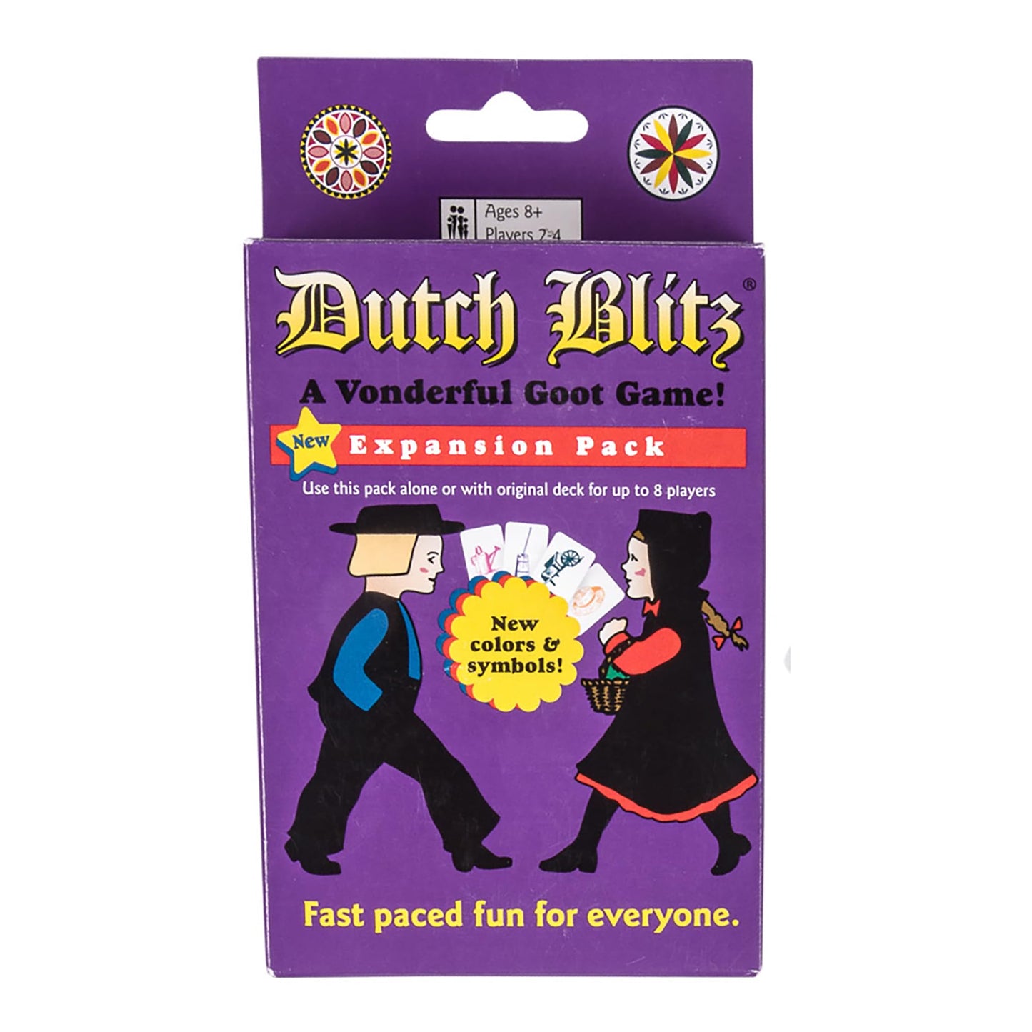 HotDutch Blitz Card Game - Original Fast Paced Family Game with 160 Cards | Exciting 2-4 player competition for ages 8+, includes 4 colorful decks, simple rules, and quick-to-learn strategy play