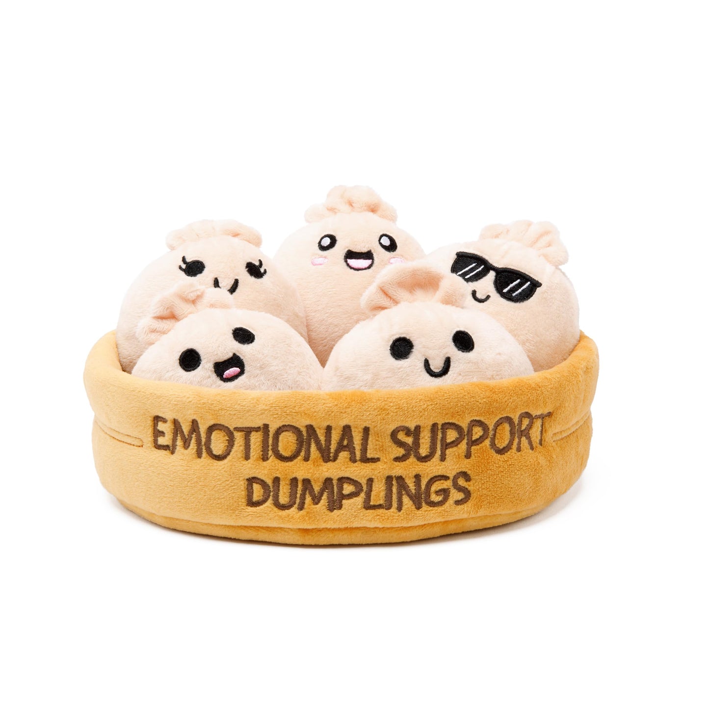 Hot WHAT DO YOU MEME? Emotional Support Donuts by Relatable, Cuddly Stuffed Animals and Toys, Squishy Toys and Plushies, Great Ideas for Loved Ones of All Ages, Includes 5 Plushies with Carrying Basket