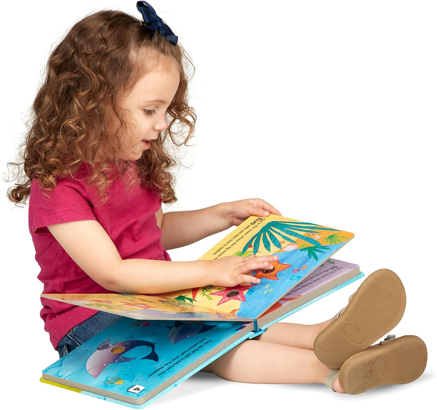 Hot Melissa & Doug Poke-a-Dot! Who’s in the Ocean? Interactive Children's Board Book with Buttons to Pop, Educational Sensory Toy for Toddlers & Preschoolers Ages 3+ - FSC Certified