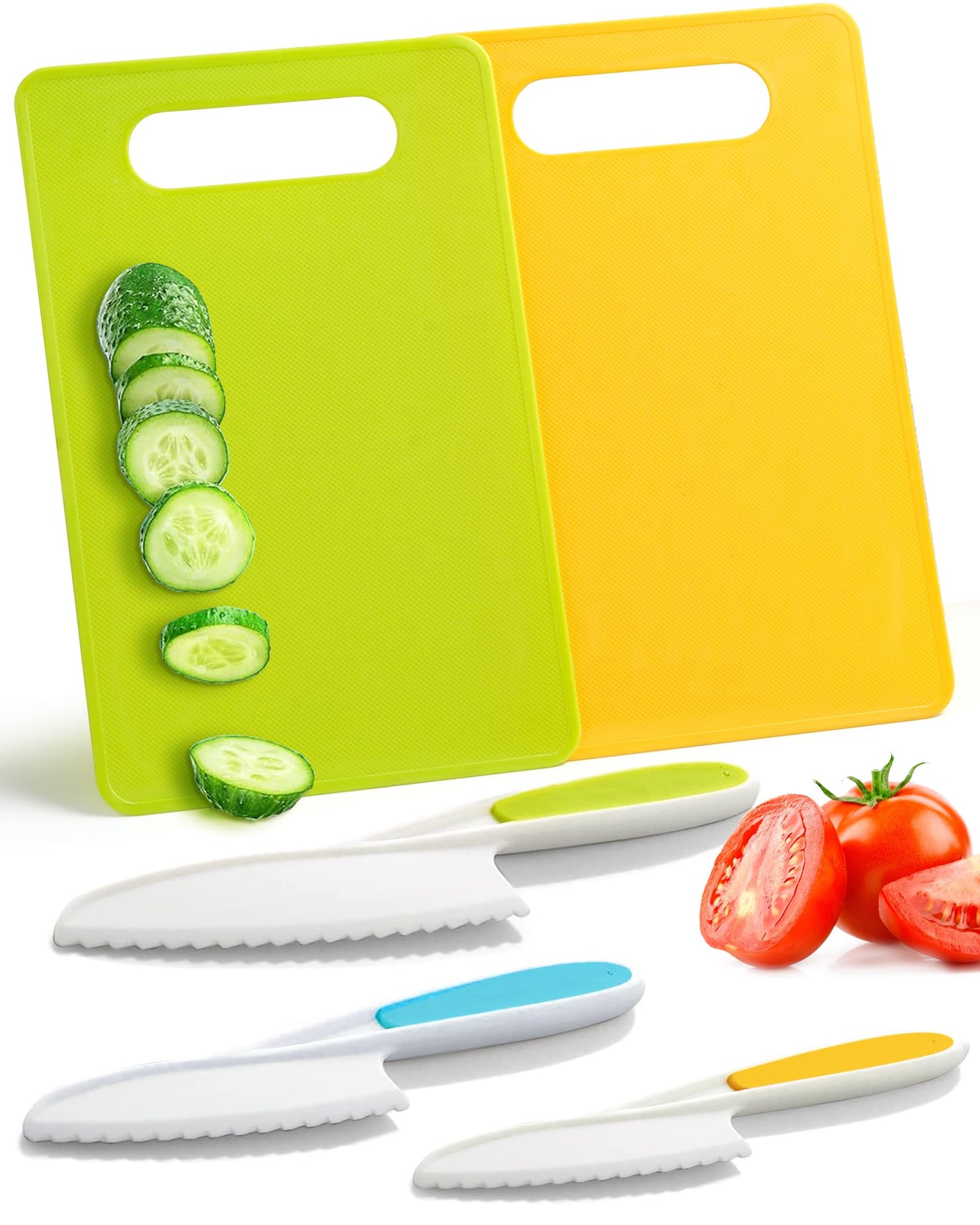 Hot13 Pieces Montessori Kitchen Toys for Toddlers-Kids Cooking Sets Real-Toddler Toys Set for Real Cooking with Plastic Children Safe Knives Crinkle Cutter Kids Cutting Board
