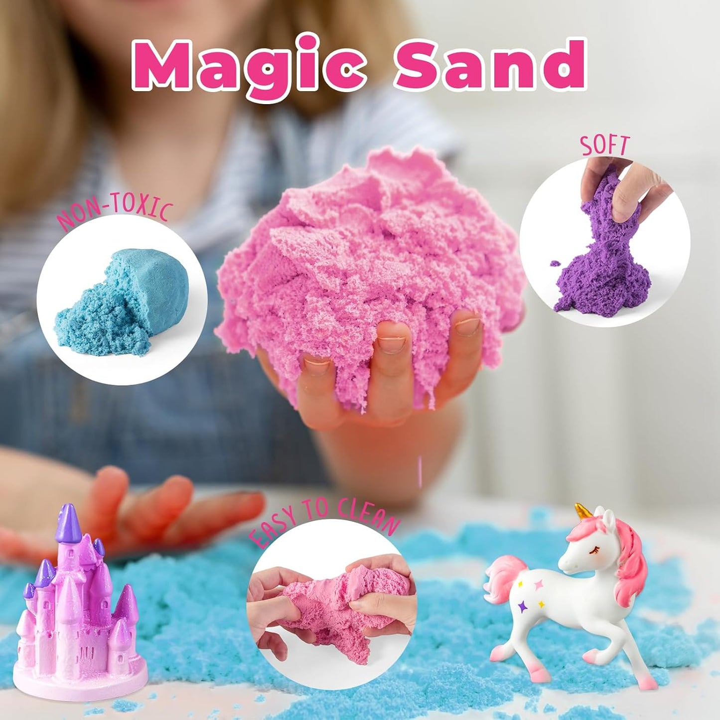 HotJOYEEMAX Unicorn Light-Up Terrarium Kit for Kids - LED Night Light Birthday Gift for Girls Ages 4 5 6 7 8-12 Year Old - Unicorn Toys for Girls - DIY Arts and Crafts Kit for Kids