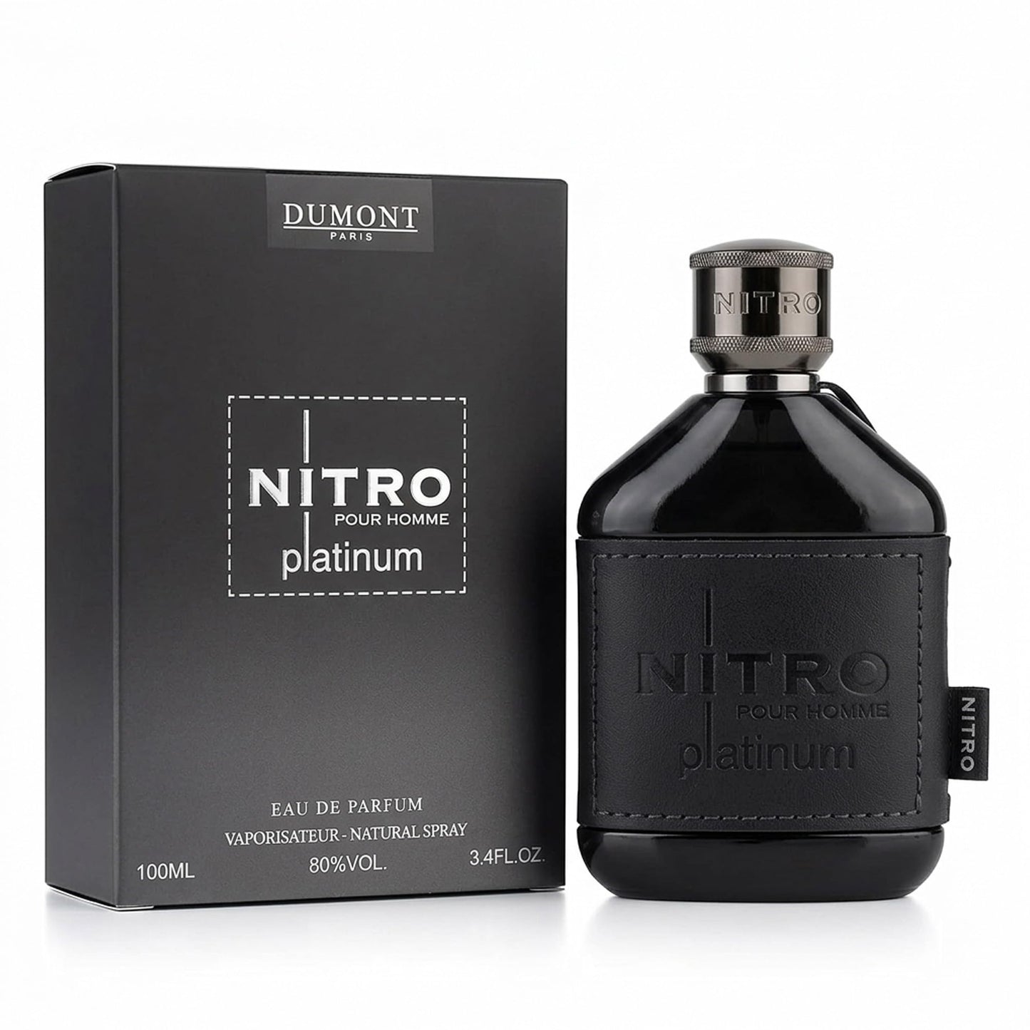 Hot Dumont Nitro Red 3.4 Fl Oz Eau De Parfum for Men – Rich Fruity Woody Floral Fragrance – Luxurious Long Lasting Scent