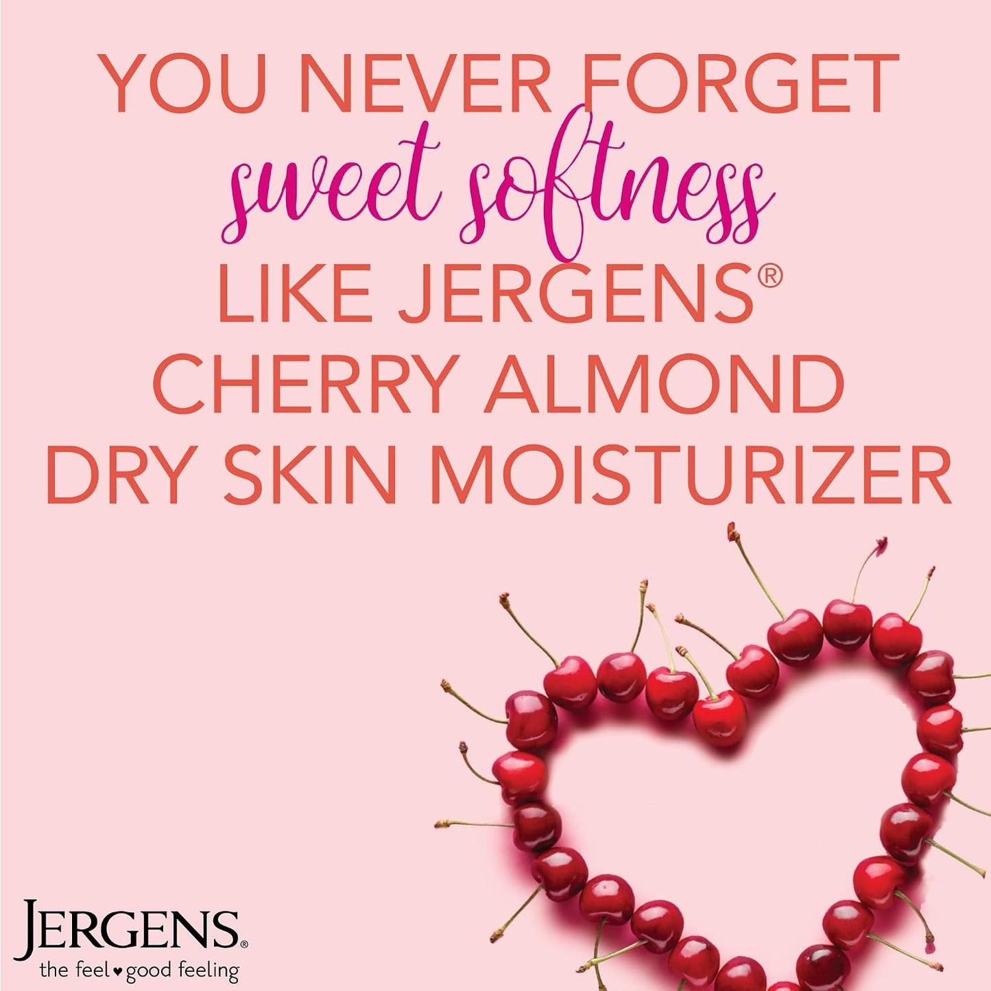 HotJergens Original Scent Dry Skin Body Lotion, Hand and Body Moisturizer, Cherry Almond Essence, Dermatologist Tested, 32 Oz
