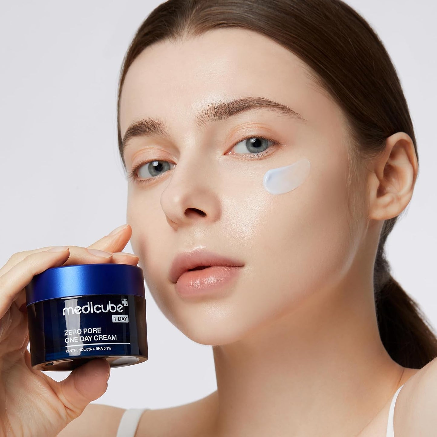 Hotmedicube Zero Pore One-Day Cream - Moisturizer for Pore & Oily Skin | Visible Pores & Excess Oil Care - Pore Refining with Panthenol, Salicylic Acid, and Niacinamide, Korean Skincare, 1.69 fl.oz