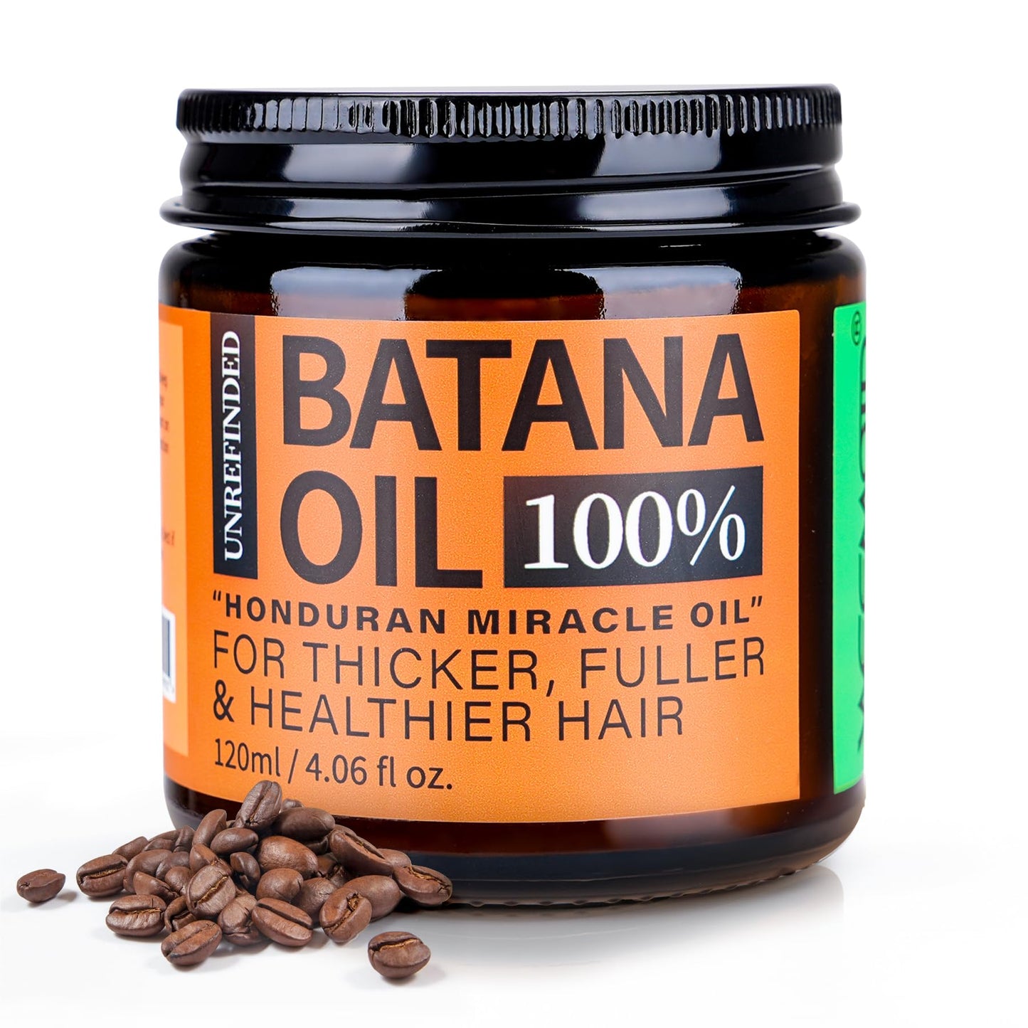 HotWEEMOTD 100% Raw Batana Oil for Hair, Unrefined Conditioning Scalp Oil from Honduras, Moisturizing Hair Mask, Adds Shine & Softness for Men & Women (4.06 Fl Oz, Bright Coffee)