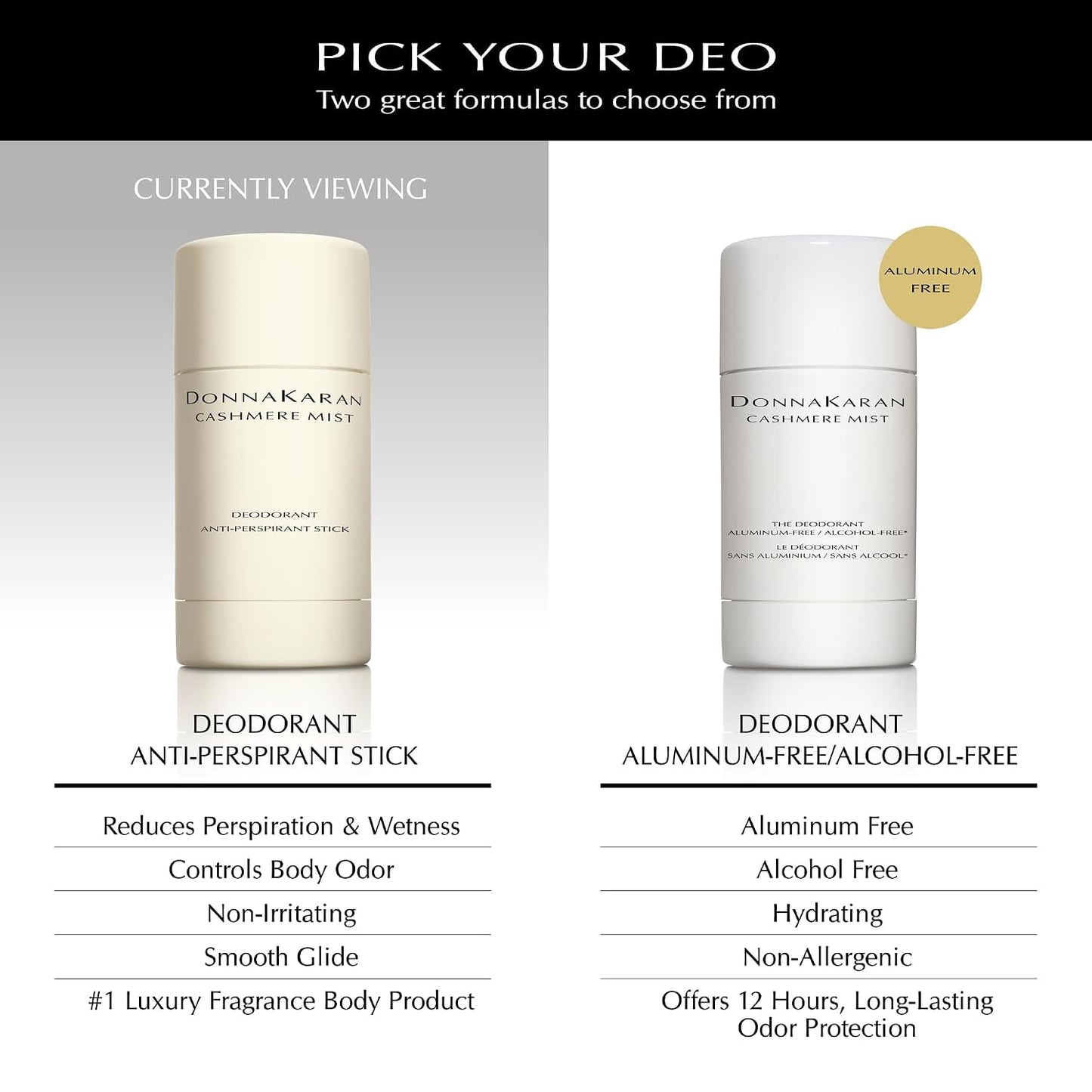 HotDonna Karan Cashmere Mist Anti-Perspirant Deodorant Stick for Women, 1.7 Oz.