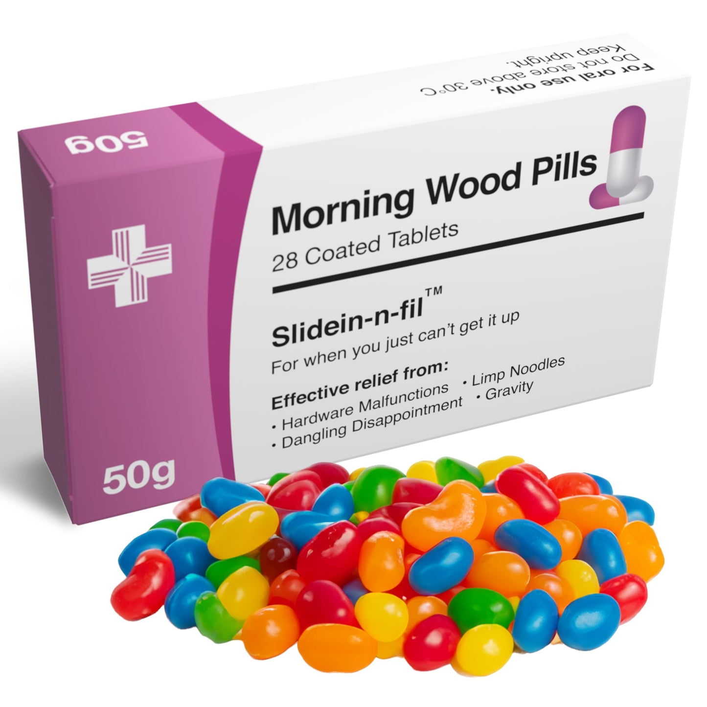 Hot Funny Prank Pill Box with Candy, Gag Gifts for Men, 30th 40th 50th 60th 70th Birthday Gifts for Him or Her, Novelty Joke, Dad Birthday Gift for Boyfriend, Fathers Day Gift for Him