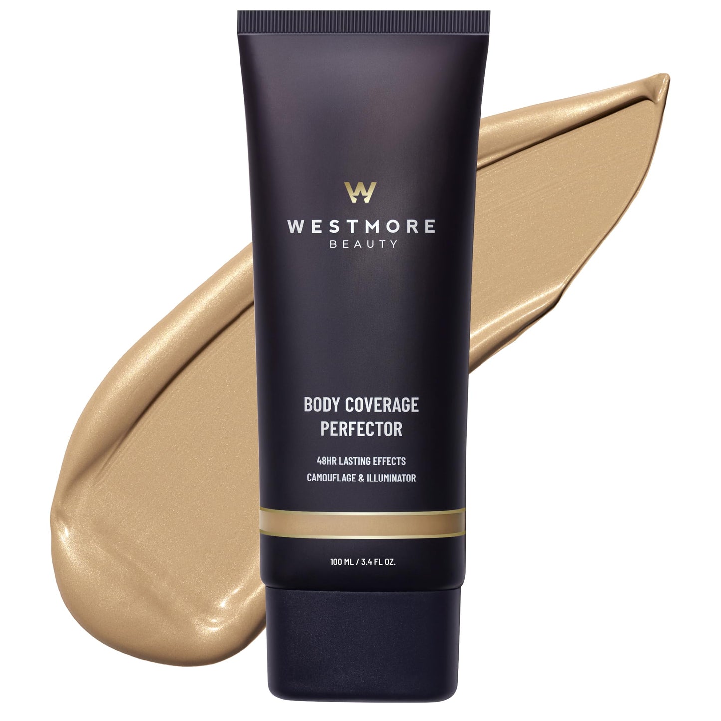 HotWestmore Beauty Body Coverage Perfector – Waterproof Leg & Body Makeup/Bronzer For Women - Best Tattoo Cover Up Makeup & Tattoo Concealer - 3.5 Oz Natural Radiance