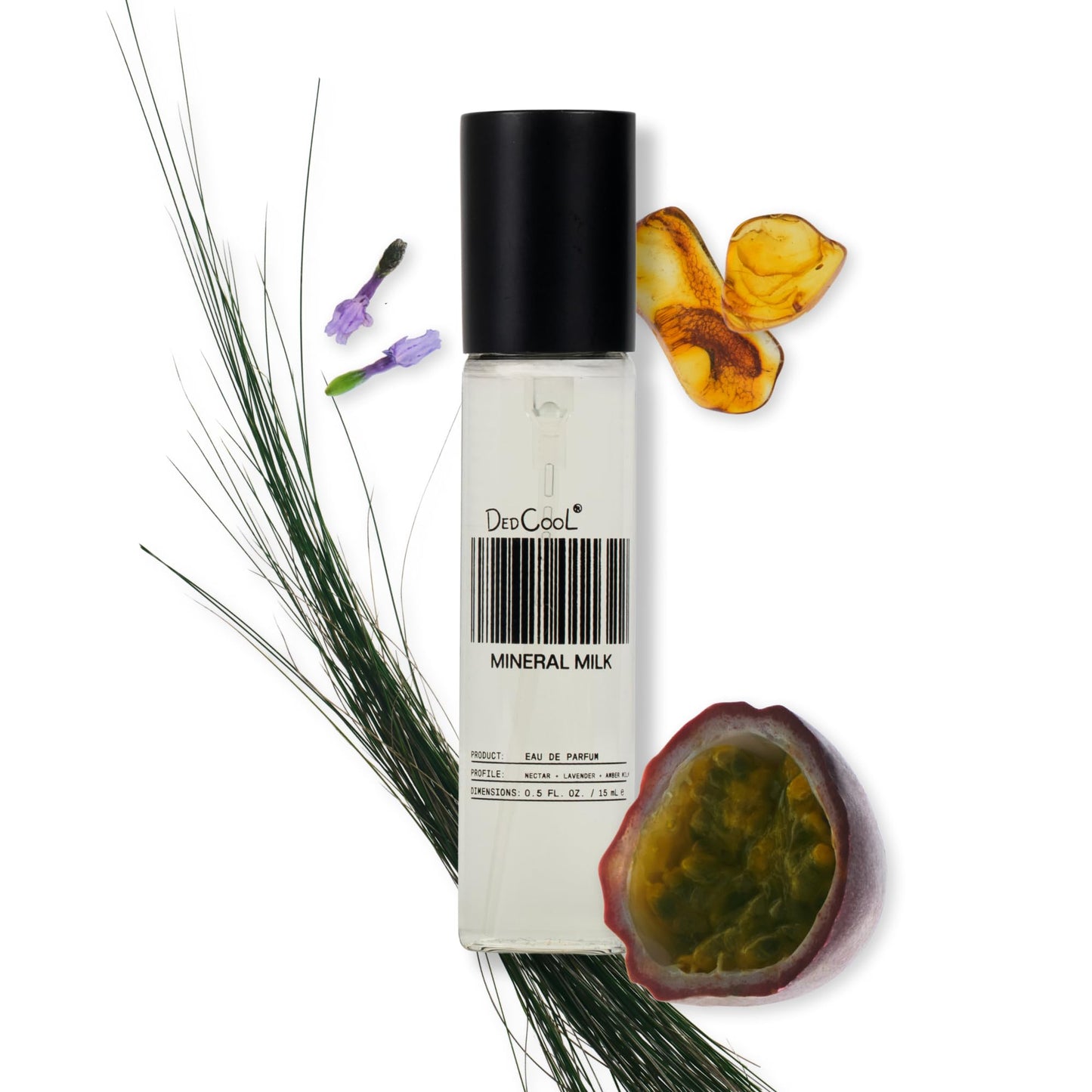 Hot DedCool, Eau de Parfum, Xtra Milk, Travel Size Perfume, 15 mL | Bergamot, white musk & amber notes, clean unisex scent, non-toxic & vegan