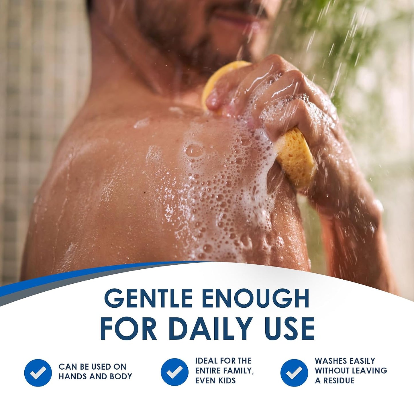 HotVanicream Gentle Body Wash, 12 Fl Oz, Formulated without Common Irritants for Sensitive Skin, Gentle Cleanse and Moisture, Removes Dirt & Oils, Non-Drying, pH-Balanced Shower Gel