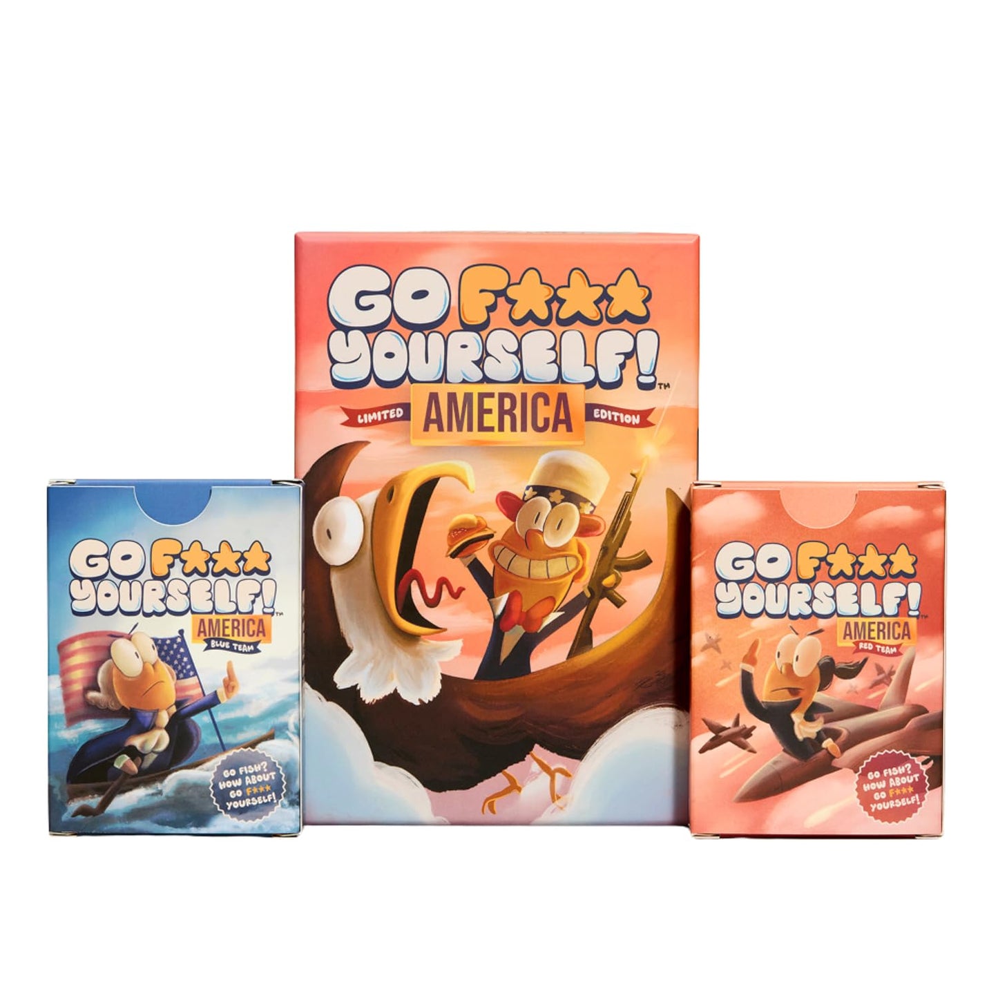 HotGo F Yourself! Grown Up Go Fish Card Game, Funny Gag Gift Card Deck | 52 Playing Card Deck of 13 Unique Pairs, 2+ Players, Funny Party Game for Game Night, Bachelorette Parties, Travel, Camping