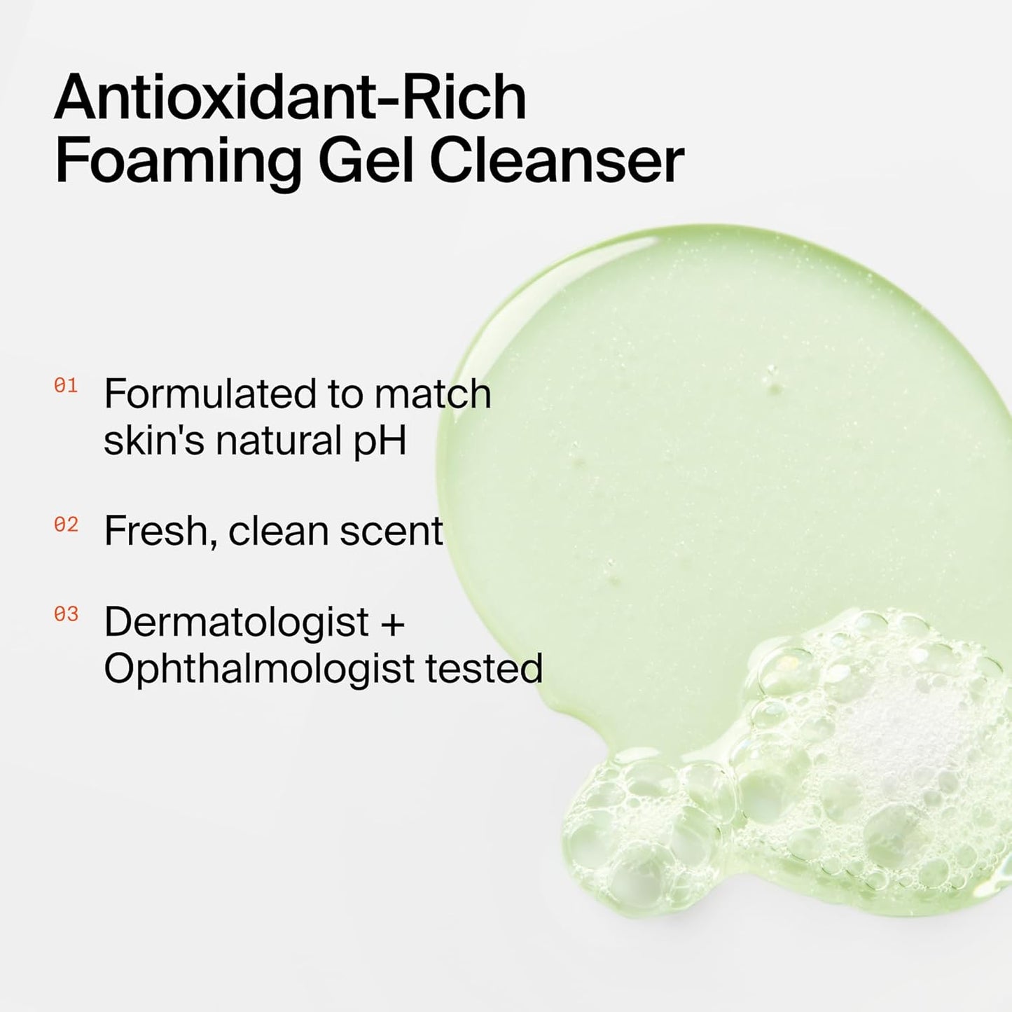 HotYouth To The People Superfood Facial Cleanser - Kale + Green Tea Daily Face Wash, Gently Removes Makeup, SPF, and Oils, Soothing Antioxidants for Glowing Skin, pH Balance, Clean Pores, Refillable