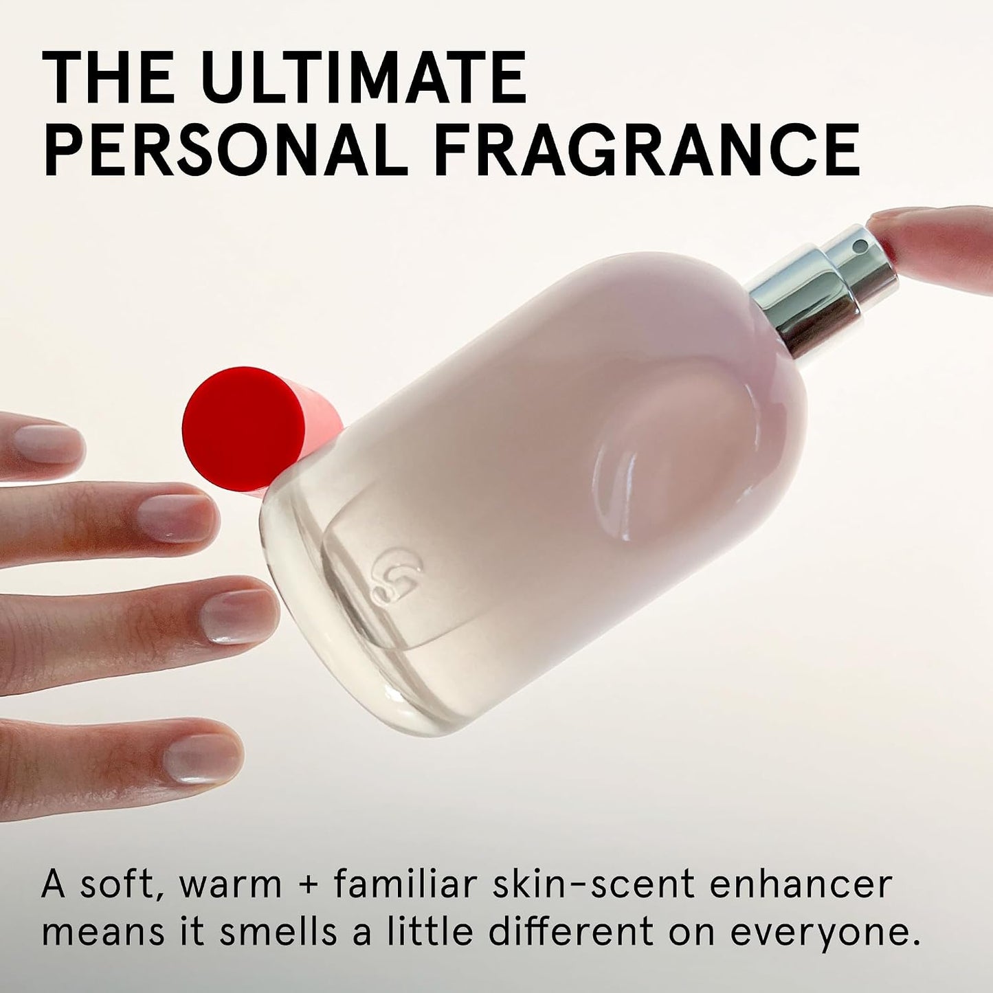 Hot Glossier You Eau de Parfum, Unisex Skin-Scent Enhancer, XL 100 ml | Warm, Musky & Spicy, Pink Pepper, Iris & Ambrox Base Notes, Smells Different on Everyone, Layer & Mix to Match Your Mood