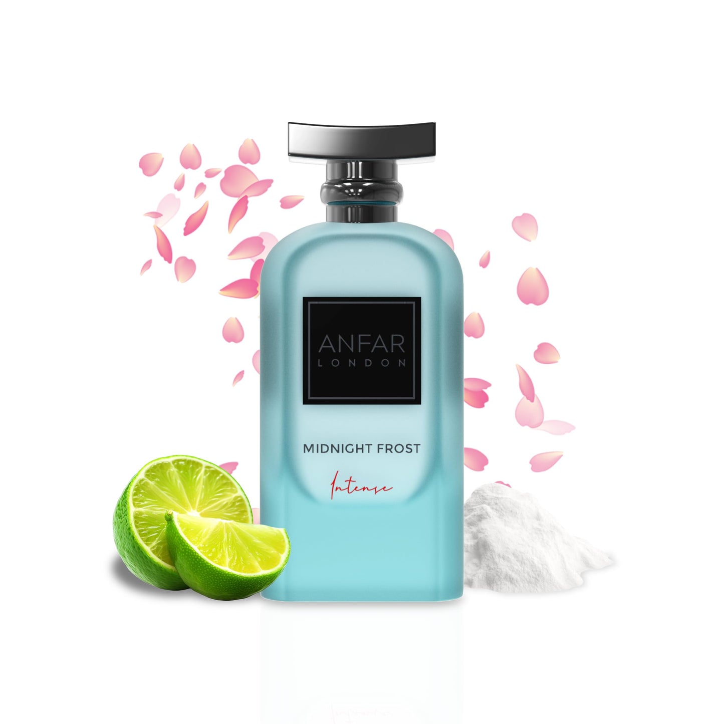 Hot ANFAR LONDON Midnight Frost Tangerine Eau de Parfum 100ml – Dubai Perfume for Men, Long Lasting Citrus Amber Musk Fragrance, Luxury Arabian Cologne