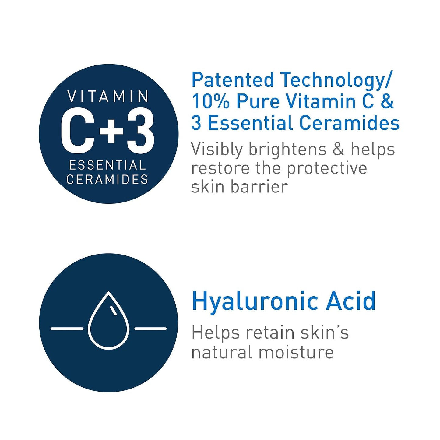 HotCeraVe Vitamin C Serum for Face with 10% Pure Vitamin C, Hyaluronic Acid & 3 Essential Ceramides, Skin Brightening Antioxidant Serum, Hydrates & Improves Skin Tone & Texture, Fragrance-Free, 1oz