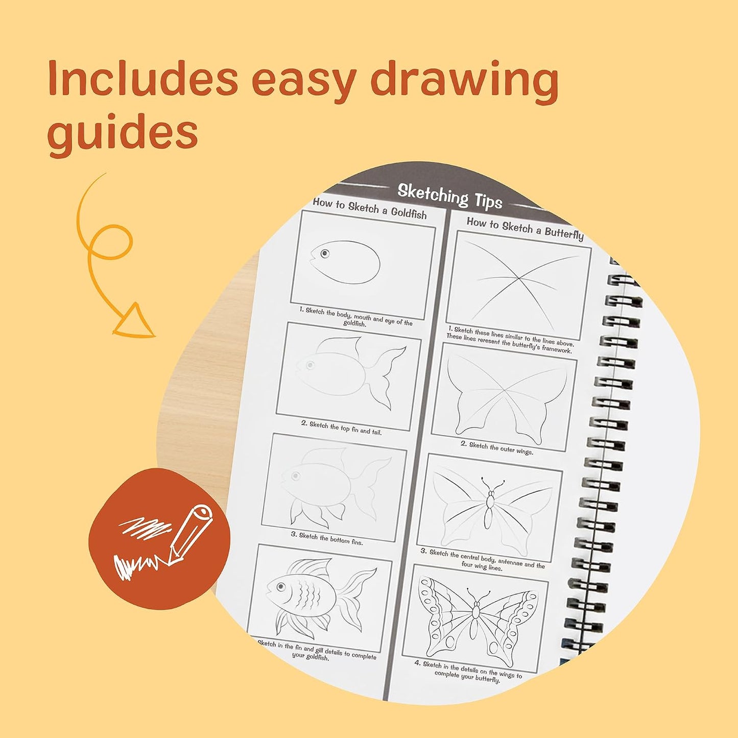HotMelissa & Doug Drawing Paper, Sketch Pad, 3-Pack Bundle for Coloring, Writing or Painting (6 x 9 inches) - 50 Sheets Each, Kids Drawing Pad & Art Supplies for Kids Ages 3+