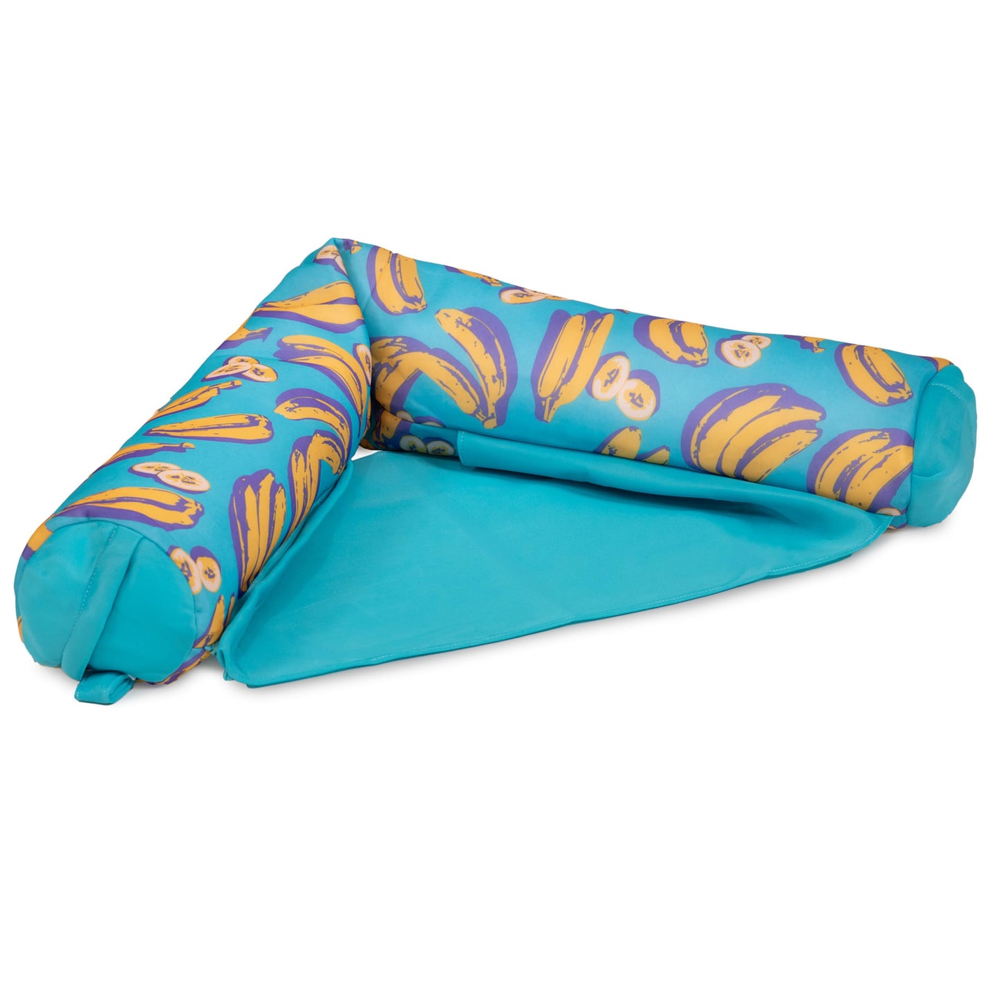 HotBig Joe Noodle Sling No Inflation Needed Pool Seat with Armrests, Blurred Blue Double Sided Mesh, Quick Draining Fabric, 3 feet