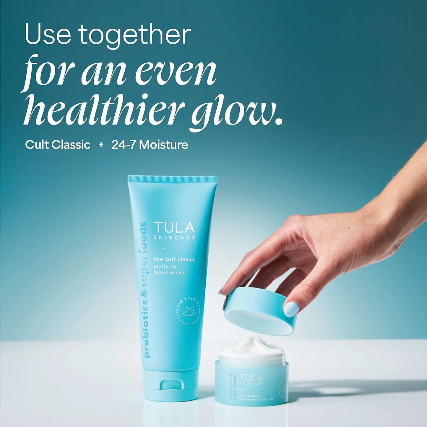 HotTULA Skincare Cult Classic Purifying Face Cleanser, Daily Wash for Pores & Skin Balance with Prebiotic Extracts, Antioxidants & Turmeric, Deep Cleansing Formula