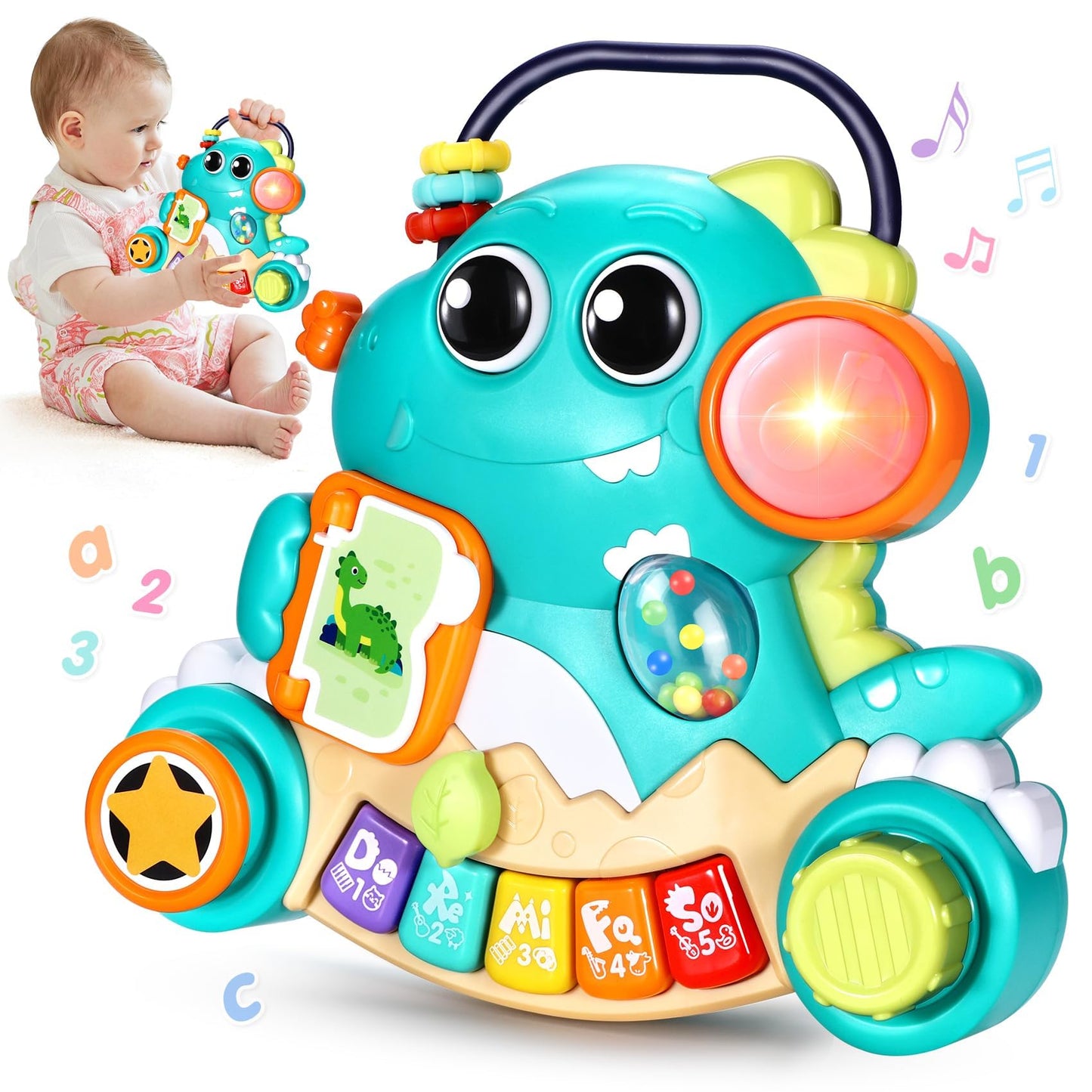 Hot Baby Piano Toy 6 to 12 Months Light Up Music Baby Toys for 6 9 12 18 Months Early Learning Educational Piano Keyboard Infant Babies Girl Toy 1 Year Old Boy Girls Gift