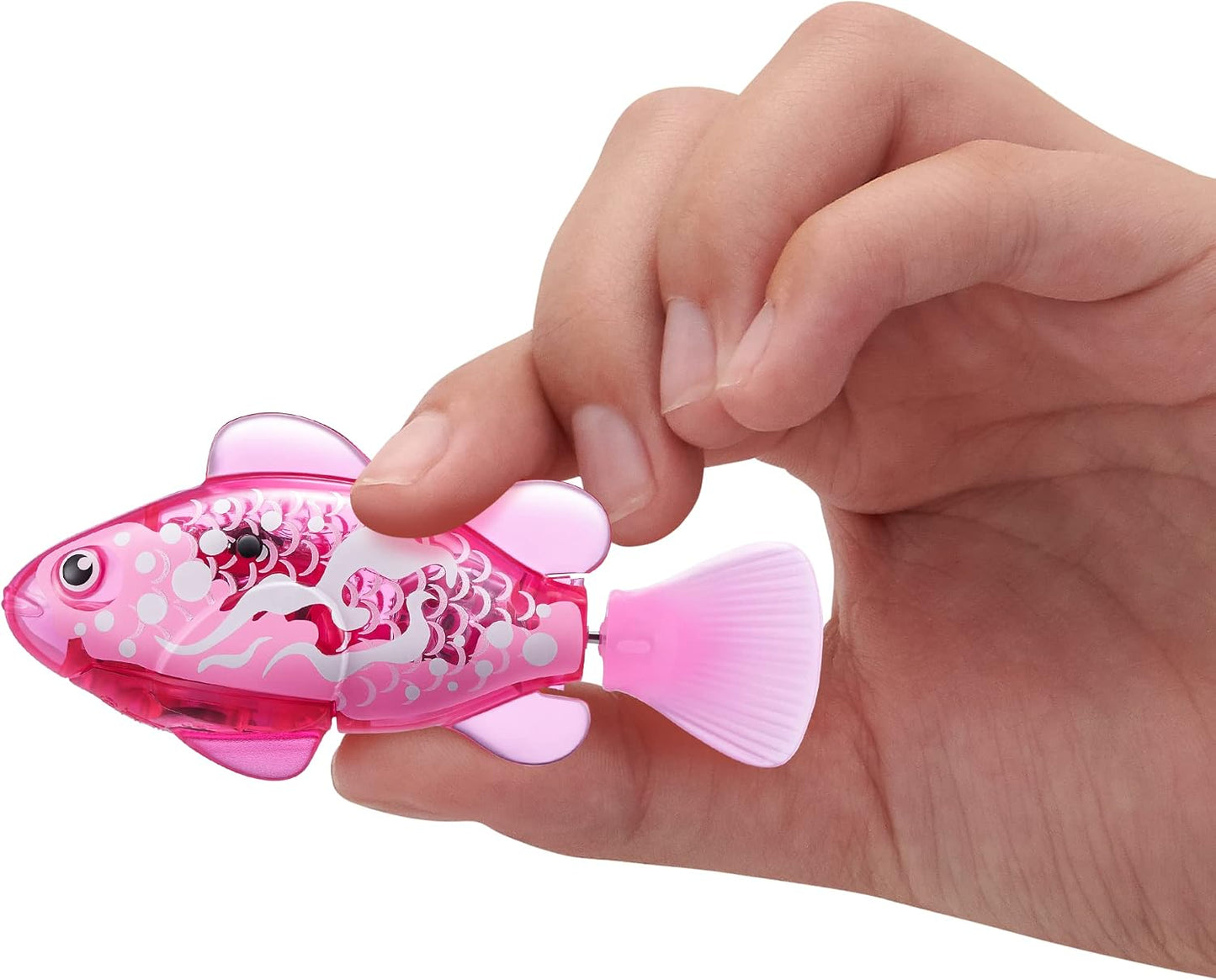 HotRobo Alive Robo Fish Robotic Swimming Fish (Pink + Golden) by ZURU Water Activated, Changes Color, Comes with Batteries, Amazon Exclusive (2 Pack) Series 3
