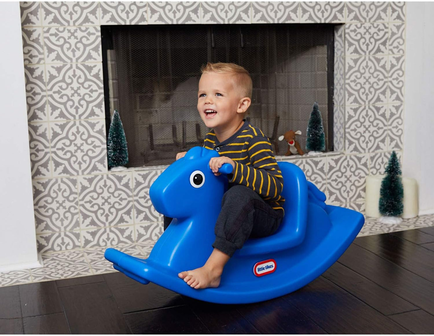 HotLittle Tikes Rocking Horse Blue, 33.00 L x 10.00 W x 17.50 H Inches