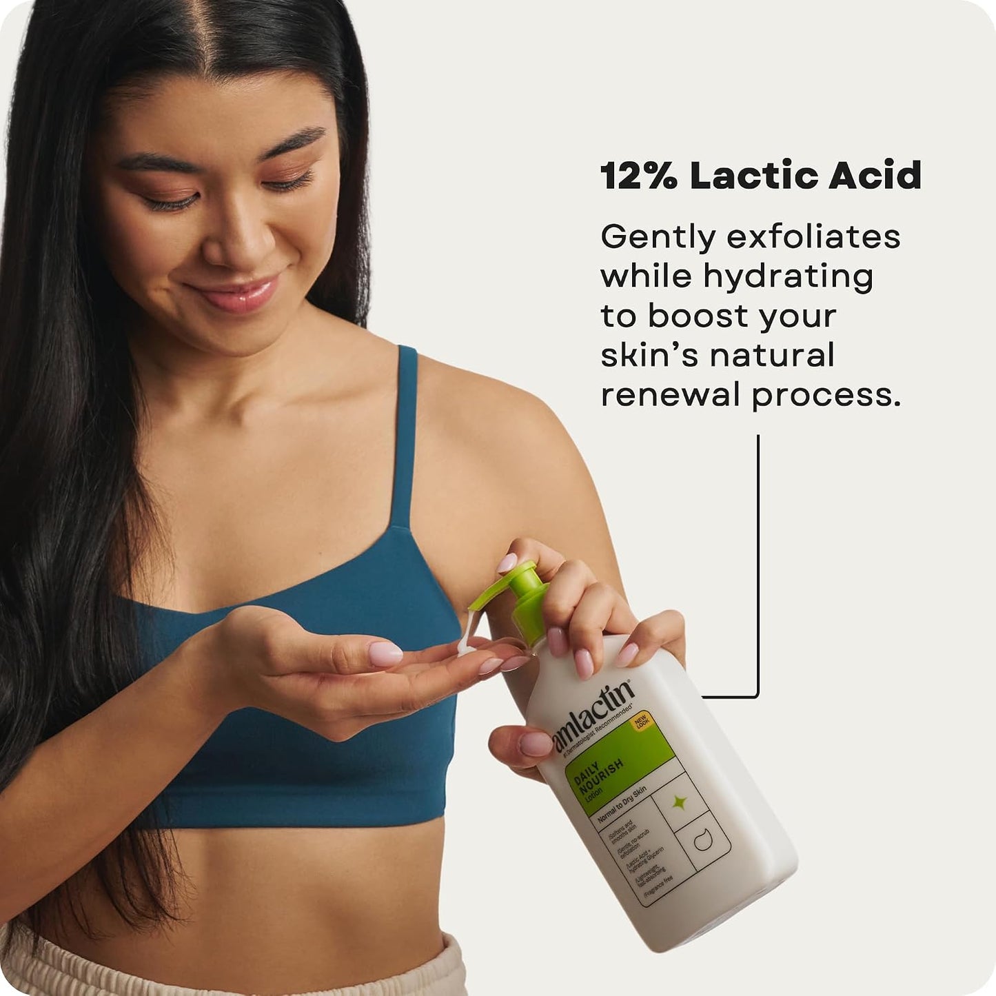HotAmlactin Daily Nourish Body Lotion, 12% Lactic Acid, 7.9 oz