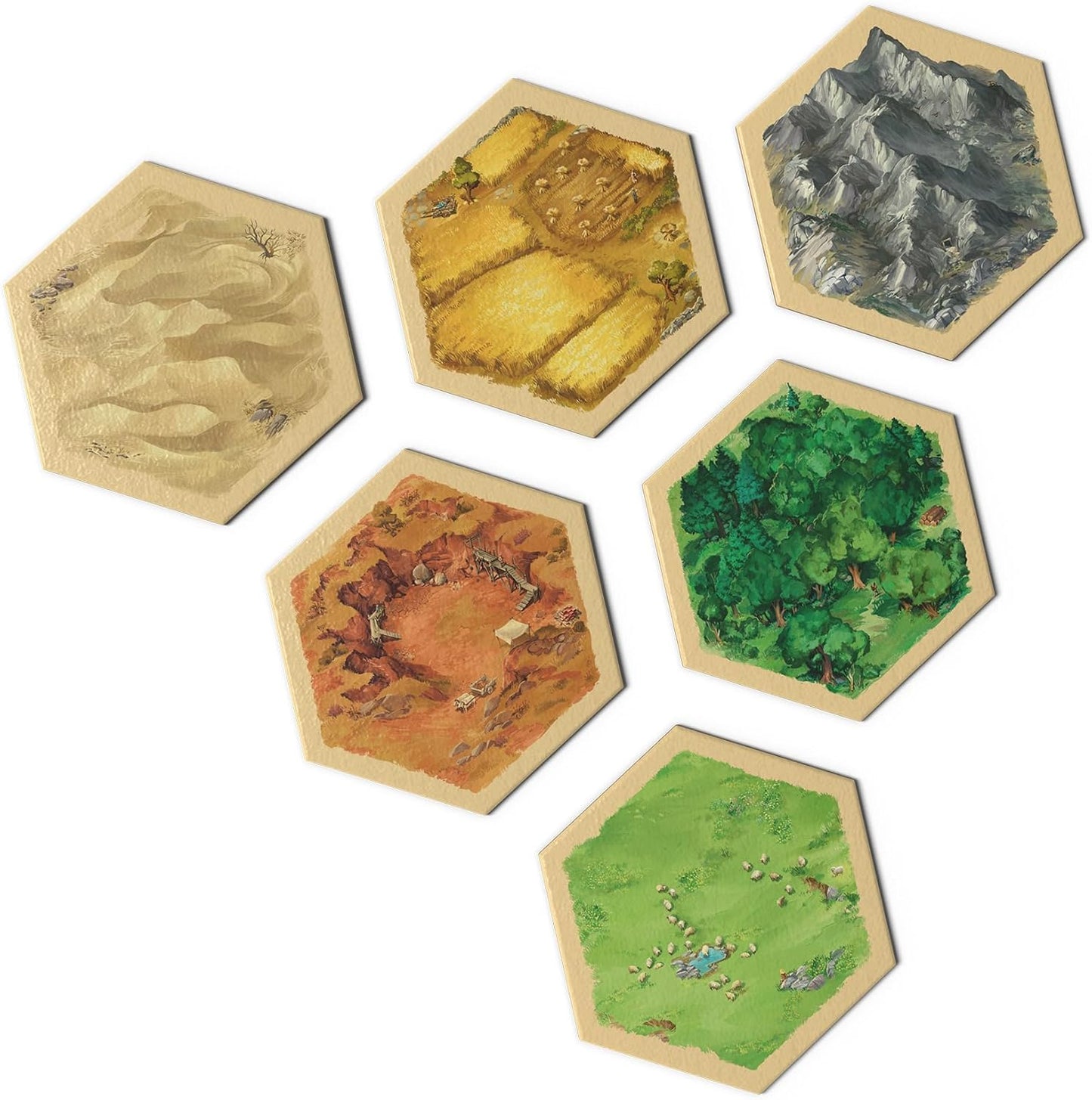 HotCATAN Board Game (6th Edition) Trade, Build & Settle in the Classic Strategy Game for Family, Kids & Adults, Ages 10+, 3-4 Players, 60-90 Min Playtime