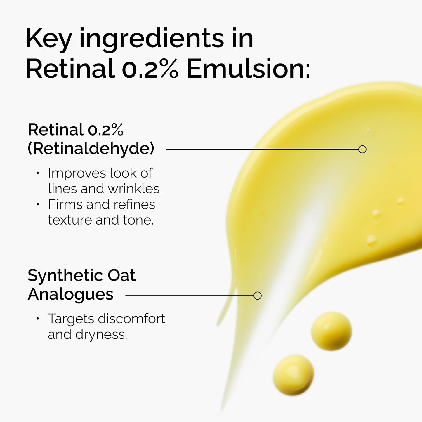 HotRetinal 0.2% Emulsion, High-Strength Retinoid Serum for Advanced Anti-Aging Support, 0.5 Fl Oz