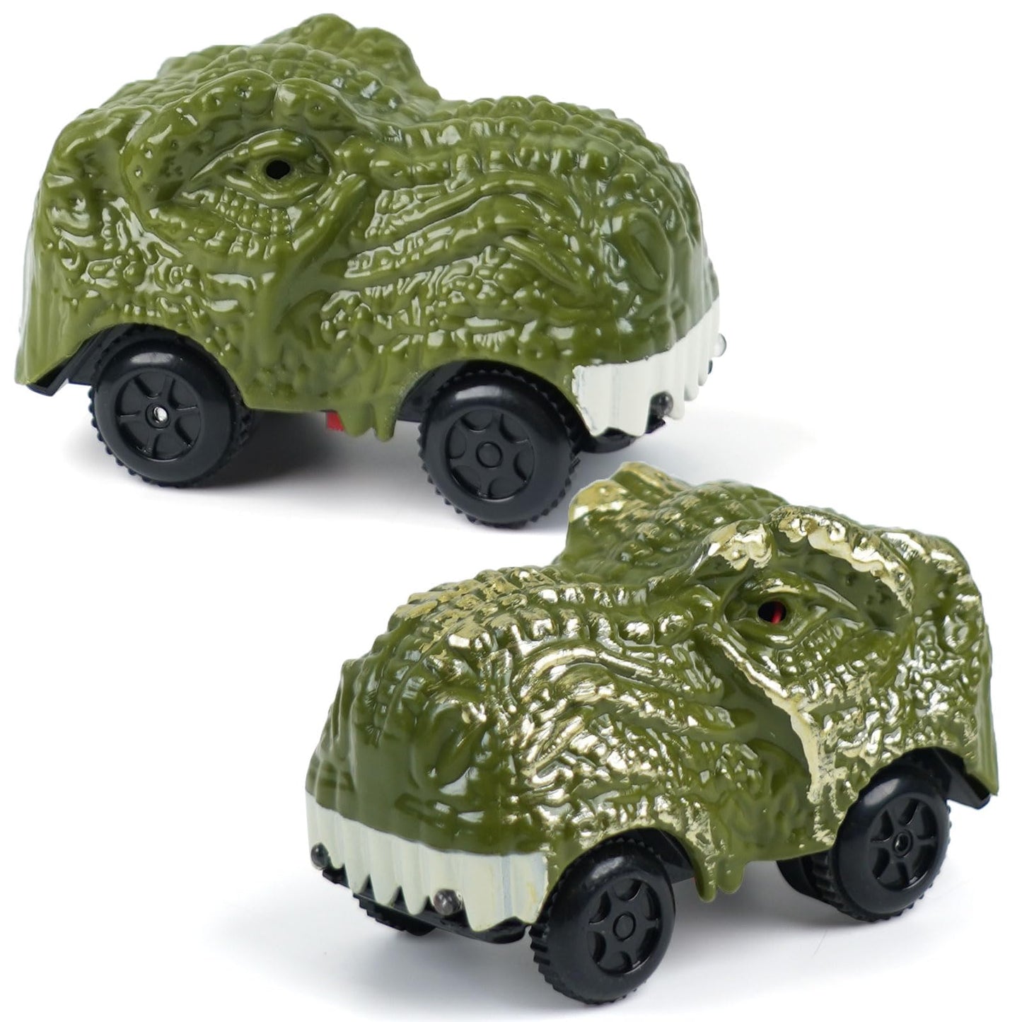 Hot GIAT Dinosaur Track Toys - Best Birthday Gifts for 3 4 5 6 7 Year Old Boys Girls, Dinosaur Race Car Track with Light & Sound, Create A Dinosaur World Road Race