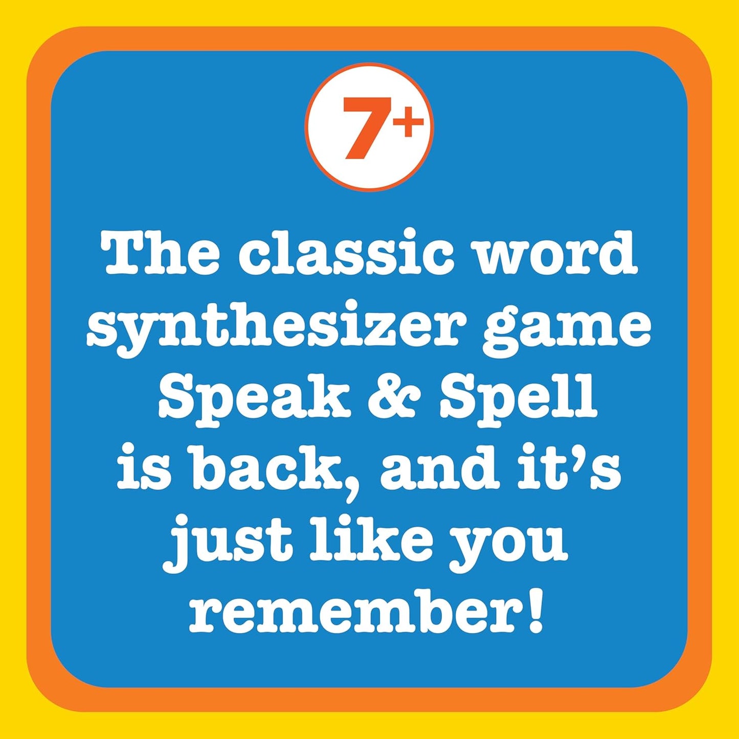 HotSpeak & Spell Educational Learning Toy, Spelling Games, 80s Retro Handheld | Educational Learning Toy, Spelling Games, 80s Retro Handheld, Autism Toys