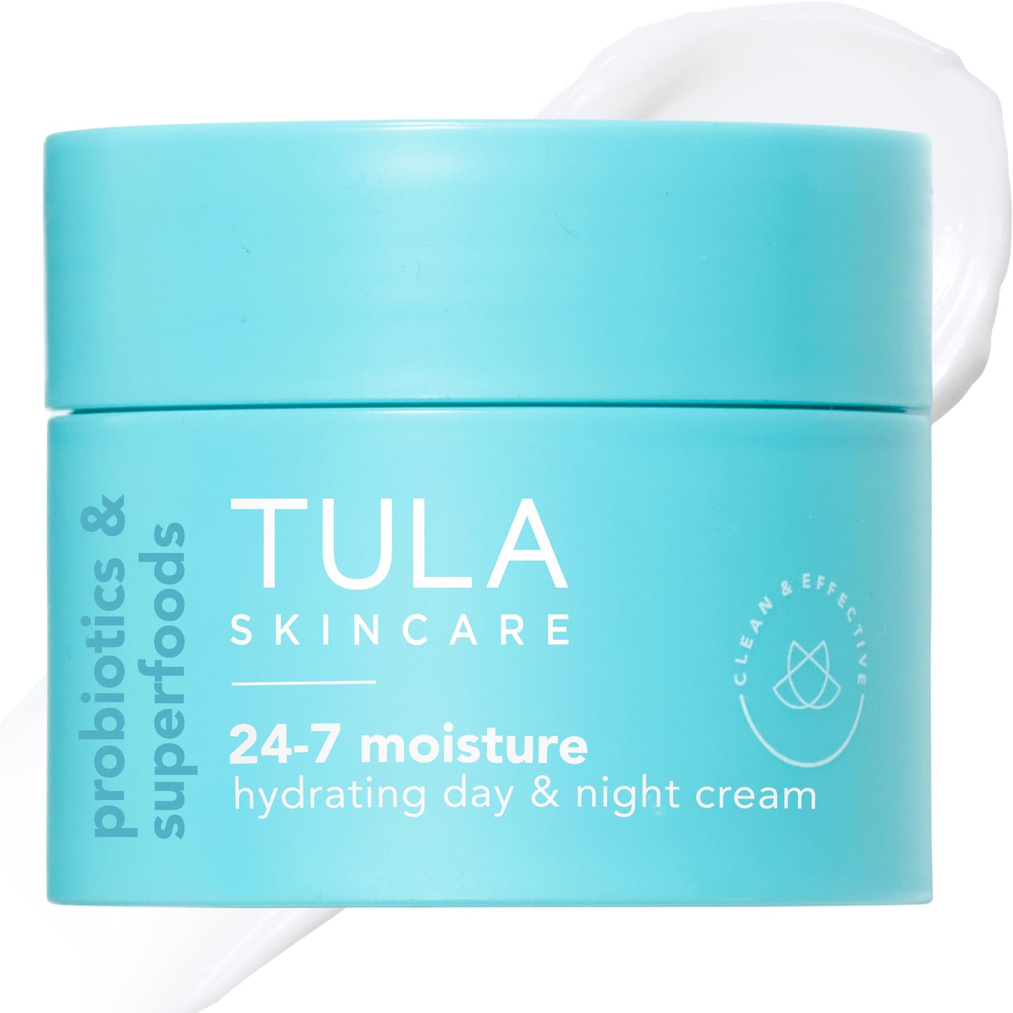 HotTULA Skincare 24-7 Hydrating Day & Night Cream, Anti-Aging Face Moisturizer for Dryness & Dullness with Prebiotic Extracts & Hyaluronic Acid