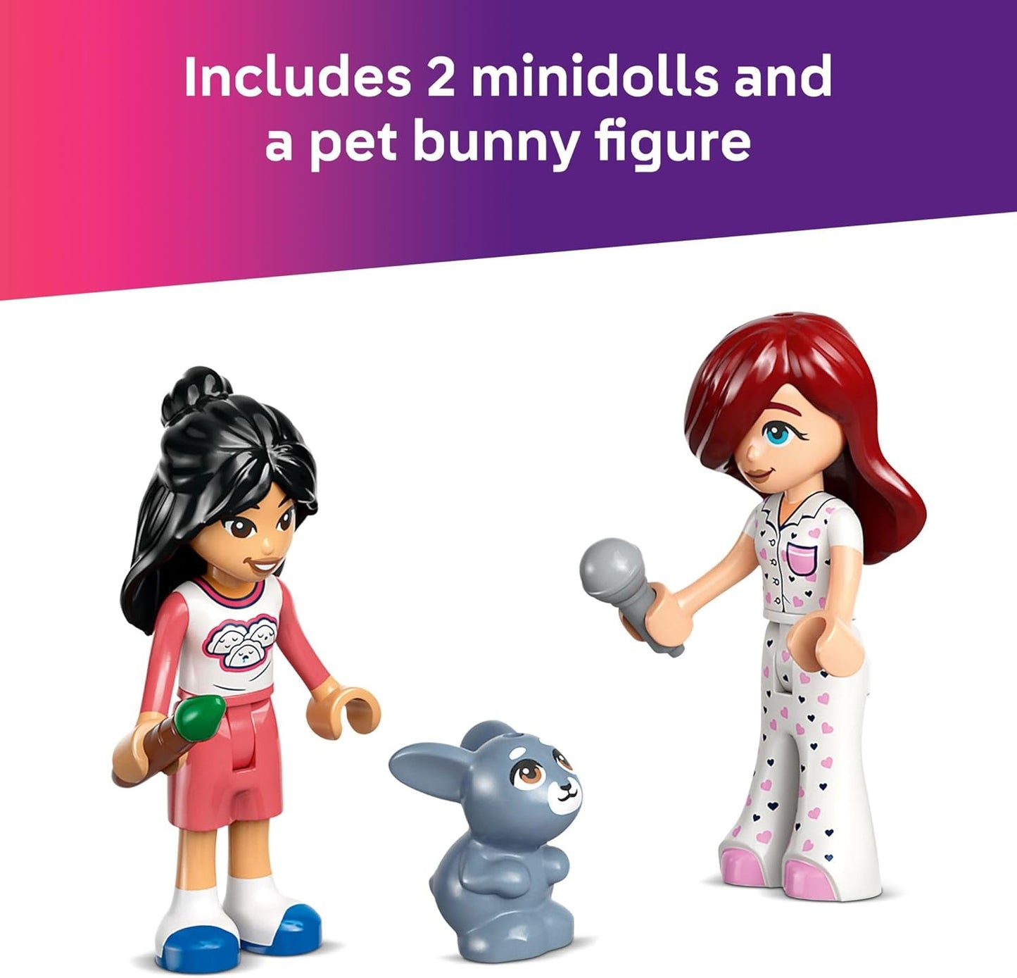 Hot LEGO Friends Paisley's Room Building Toy - Pretend Play Set for Kids, Girls and Boys, Ages 6+ - with 2 Minidolls, Pet Bunny Figure, and Plushie-Style Piece - Gift Idea for Birthdays - 42647