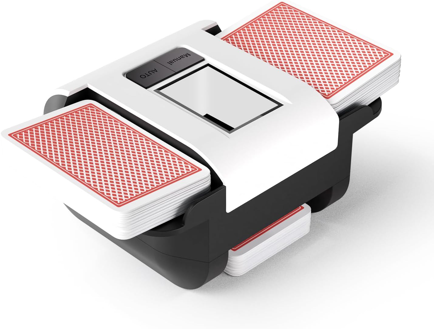 Hot Automatic Card Shuffler with Dual Modes, Rechargeable 1-2 Deck Card Shuffle Machine, Low Noise Operation Card Shuffler