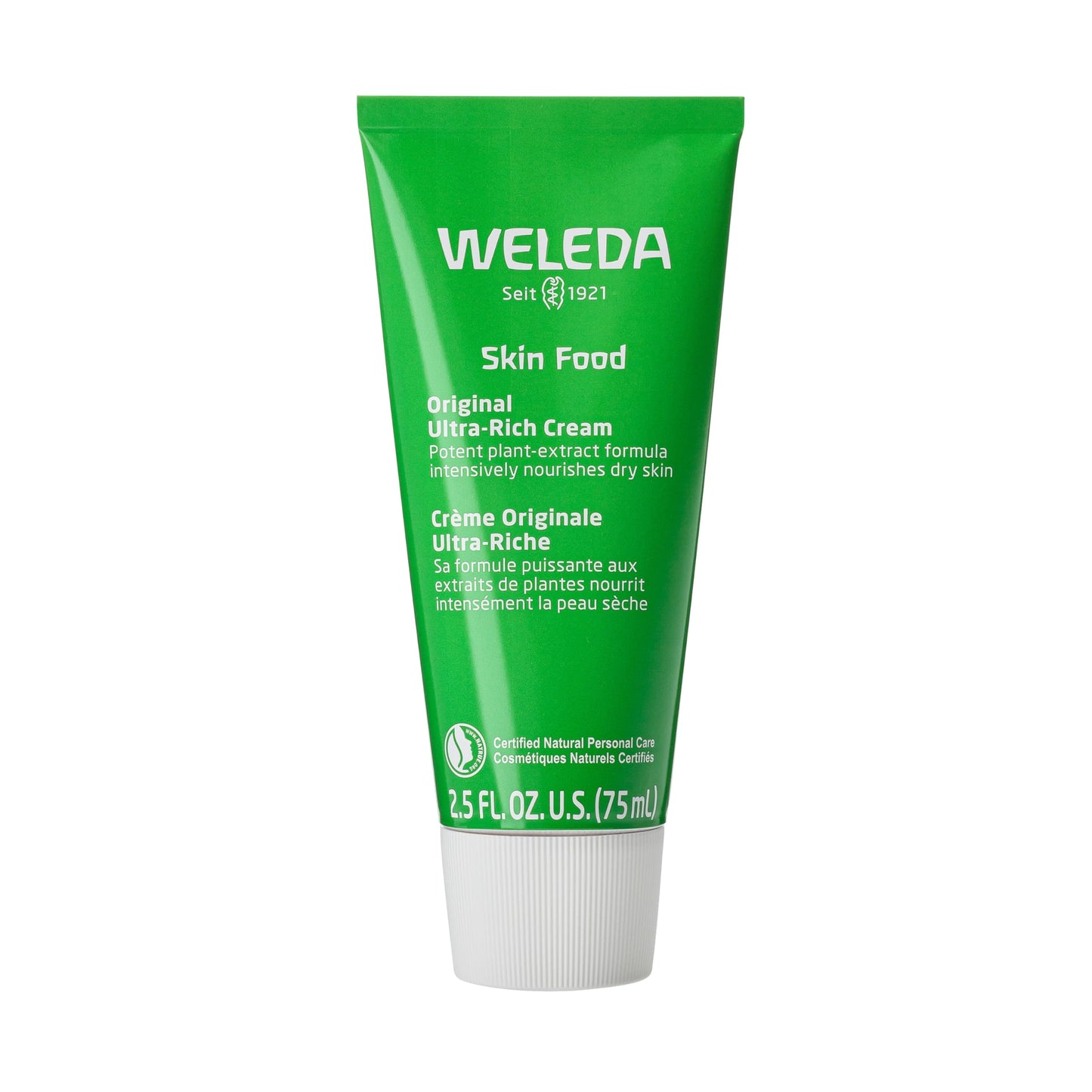 HotWeleda Skin Food Original Ultra-Rich Body Cream 2.5 Fluid Ounce, Plant Rich Hydrating Moisturizer with Pansy, Chamomile and Calendula