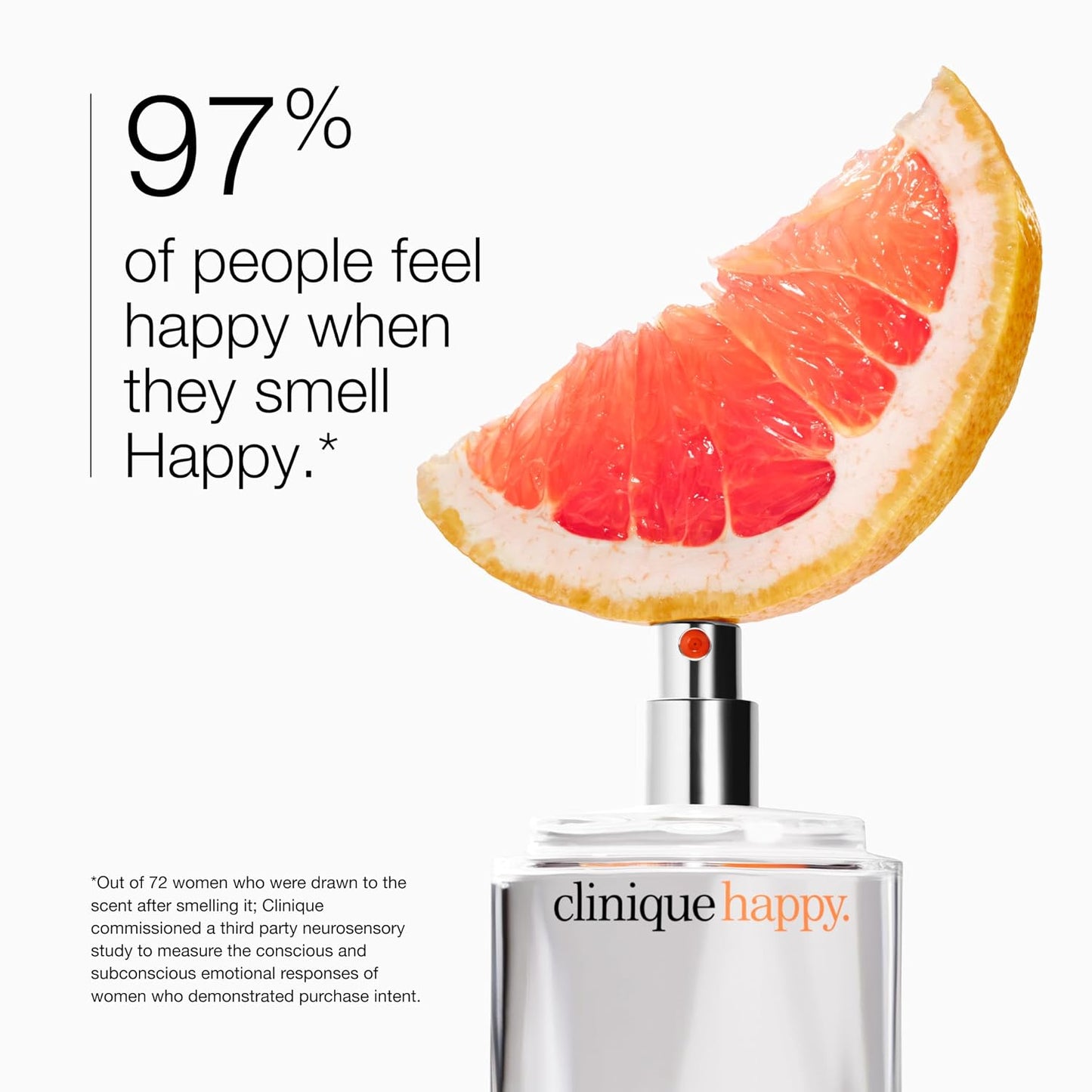 Hot Clinique Happy Eau de Parfum Spray | Notes of Grapefruit, Bergamot, Hawaiian Wedding Flower + Spring Mimosa | Perfumes for Women