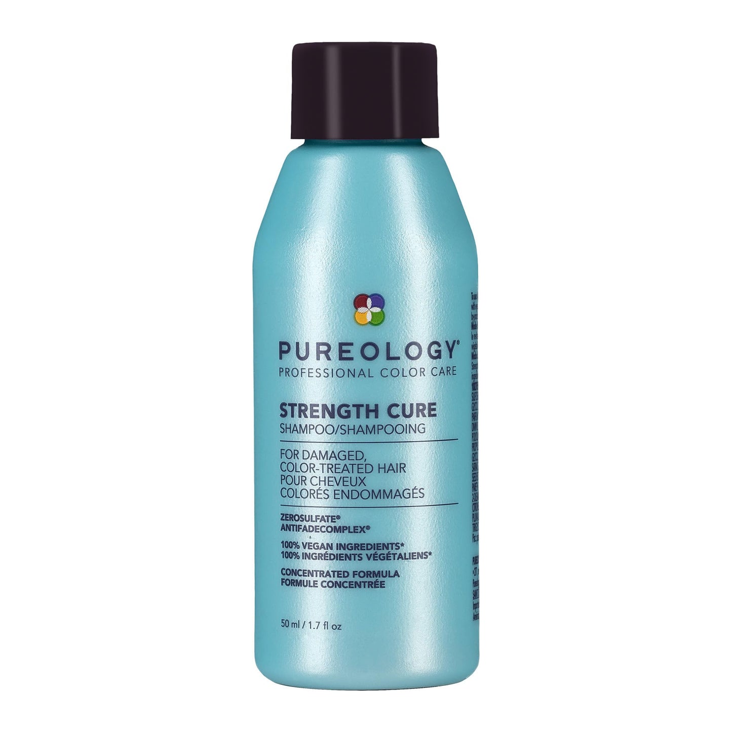 HotPureology Strength Cure Shampoo - For Damaged or Color Treated Hair, Hair Repair, Reduces Damage & Seals Split Ends, Protects Color Vibrancy, Vegan & Sulfate Free