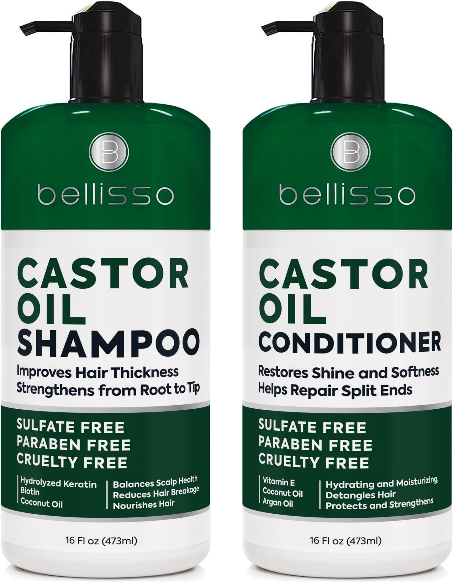 HotBiotin Shampoo and Conditioner Set - Sulfate and Paraben Free Treatment for Men and Women - Hair Thickening Volumizing Products to Help Boost Thinning Hair with Added Keratin