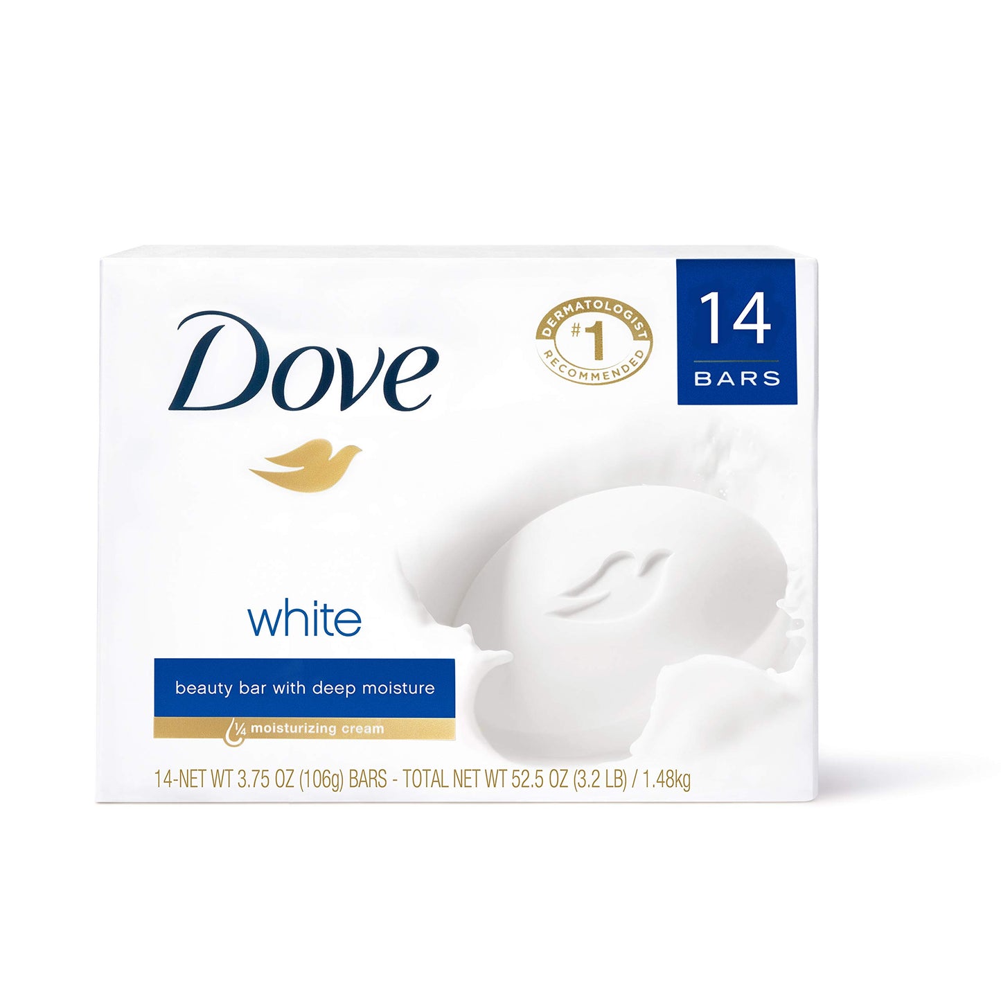 HotDove Pink Rosa Beauty Bar Soap 8 Count, Moisturizing Cleanser, 3.75 oz I Moisturizing beauty bar for soft, smooth skin with a delicate floral scent