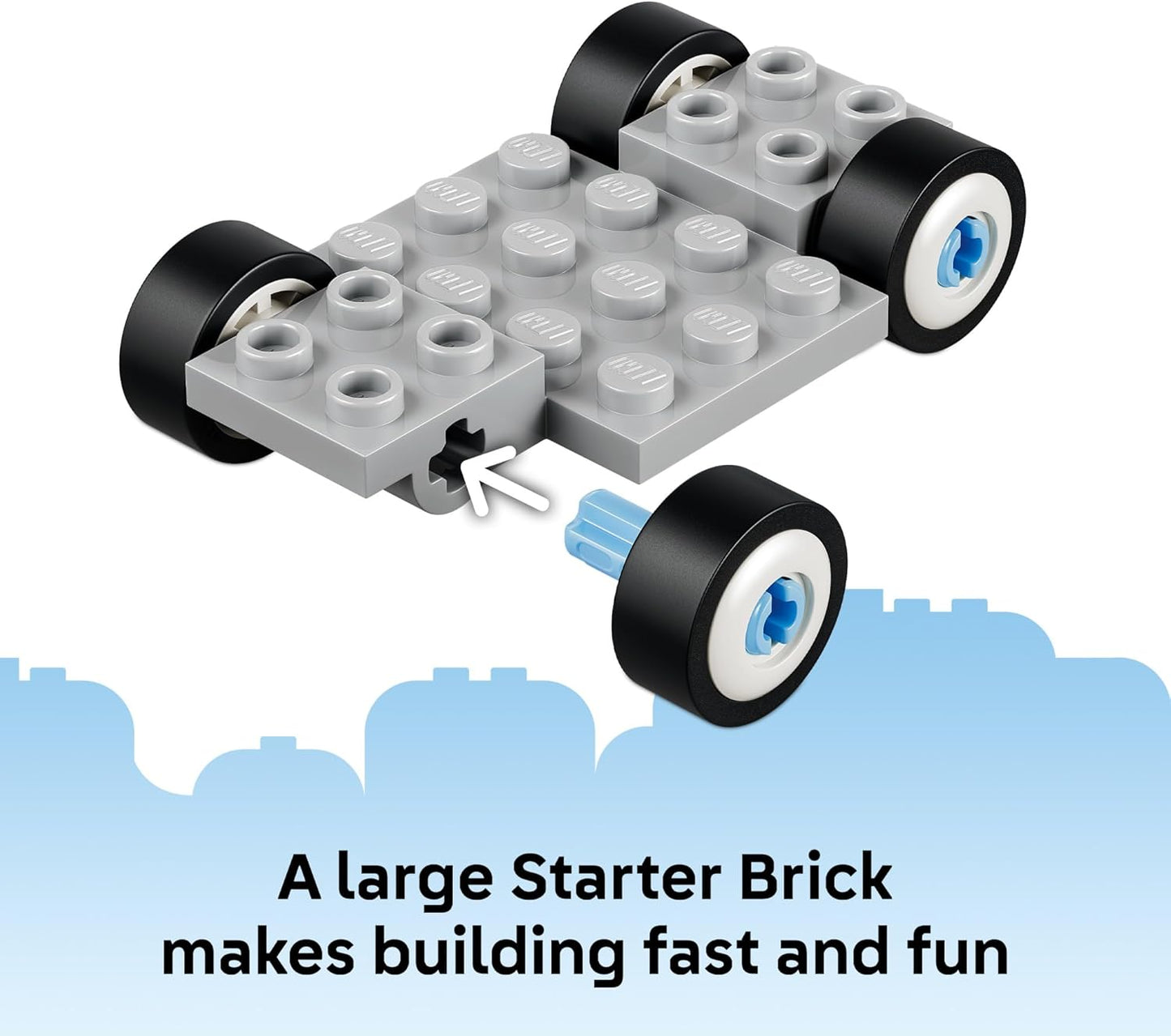 HotLEGO Bluey Grannies with Bingo and Bluey - Building Toy for Girls & Boys, Ages 4+ - Toddler Car & Playset with 2 Characters - Gift for Birthdays - 11216