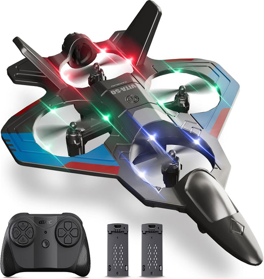 Hot4DRC RC Planes Remote Control Airplanes for Kids, Foam Remote Control Planes for Kids Adults Beginners, Remote Control Helicopter Fighter Jet Drones for Kids Adults, 360° Flip Easy to Fly