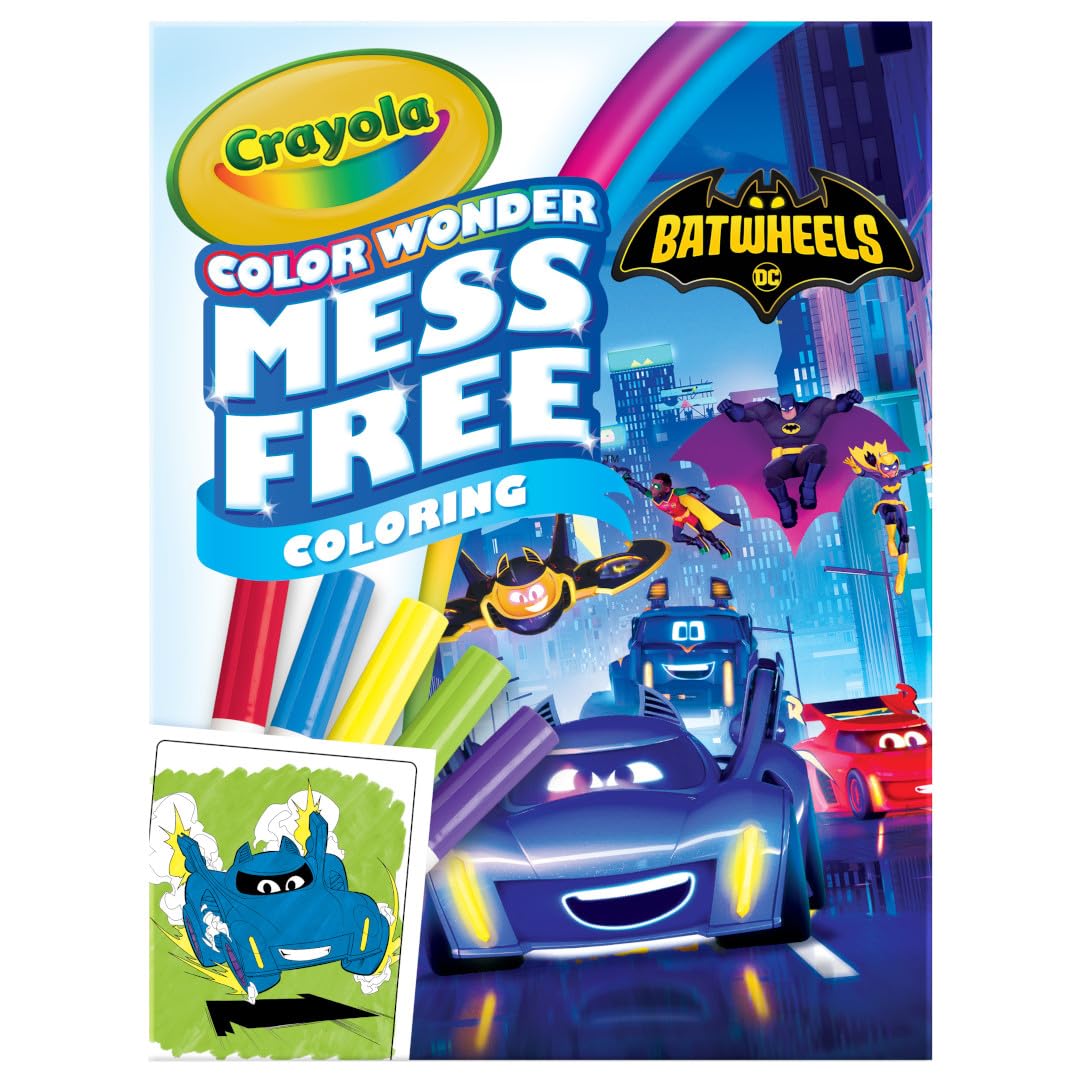 HotCrayola Color Wonder Mess Free Coloring Activity Set (30+ Pcs), Travel Art Kit, Gift for Kids & Toddlers, Ages 3+