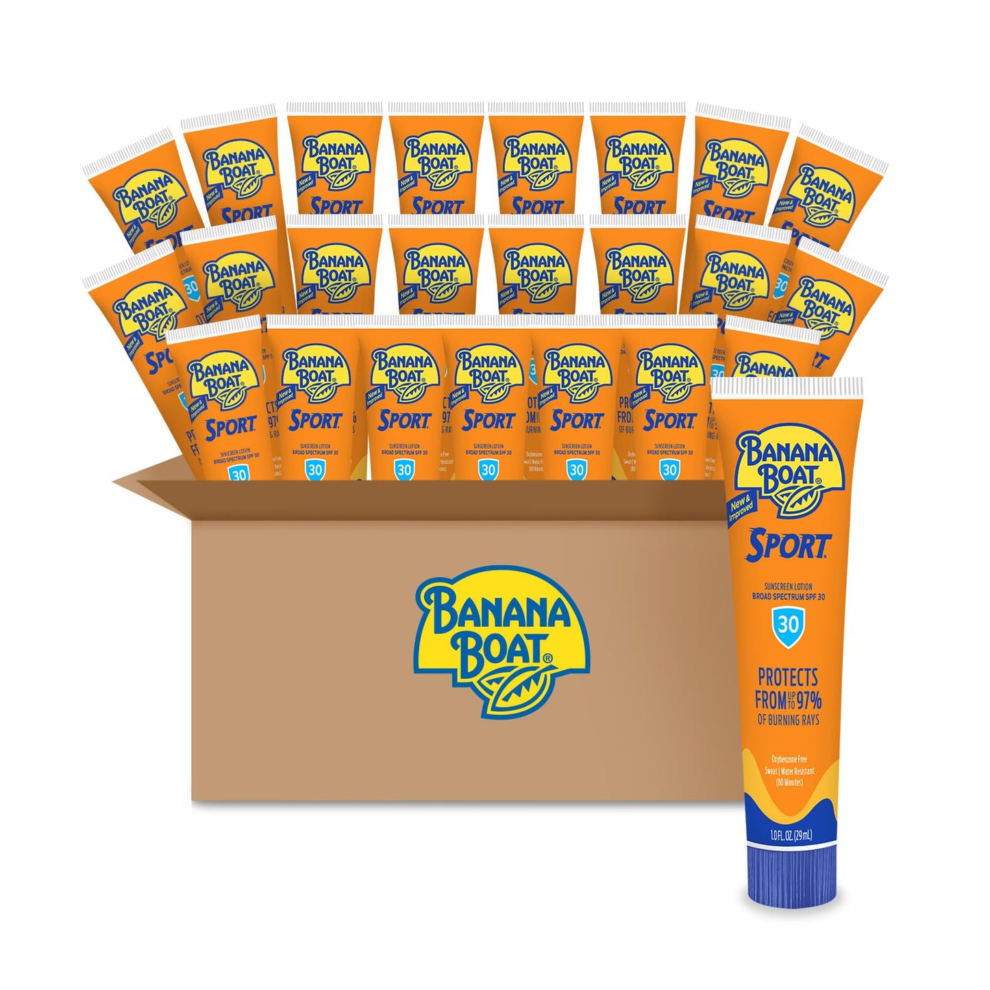 HotBanana Boat Sport Ultra SPF 50 Sunscreen Lotion, 12oz | Banana Boat Sunscreen SPF 50 Lotion, Oxybenzone-Free, Sunblock, Family Size, 12oz (Pack of 1)
